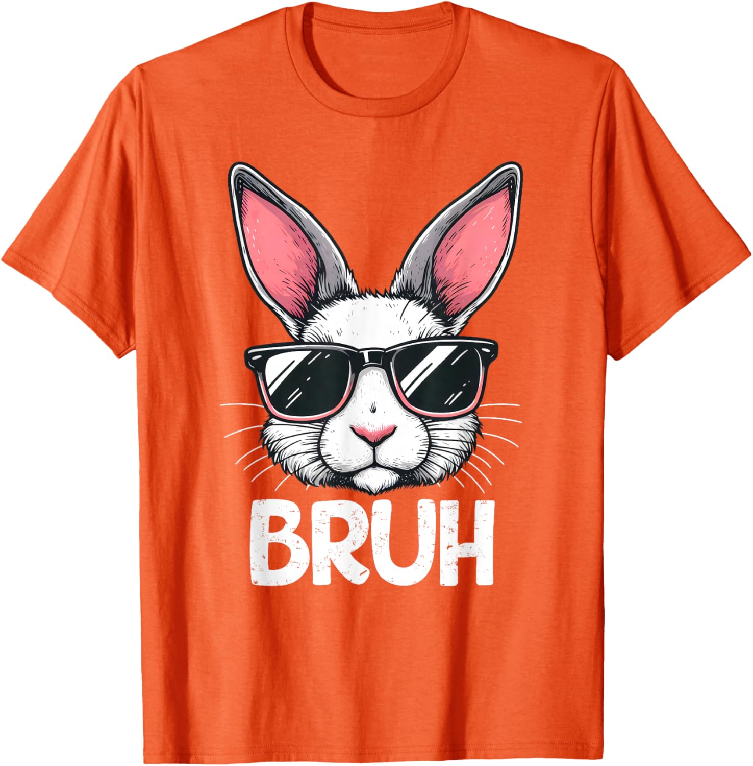 Bruh Easter Day Bunny Spring Easter Eggs Hunting Boys Kids T-Shirt