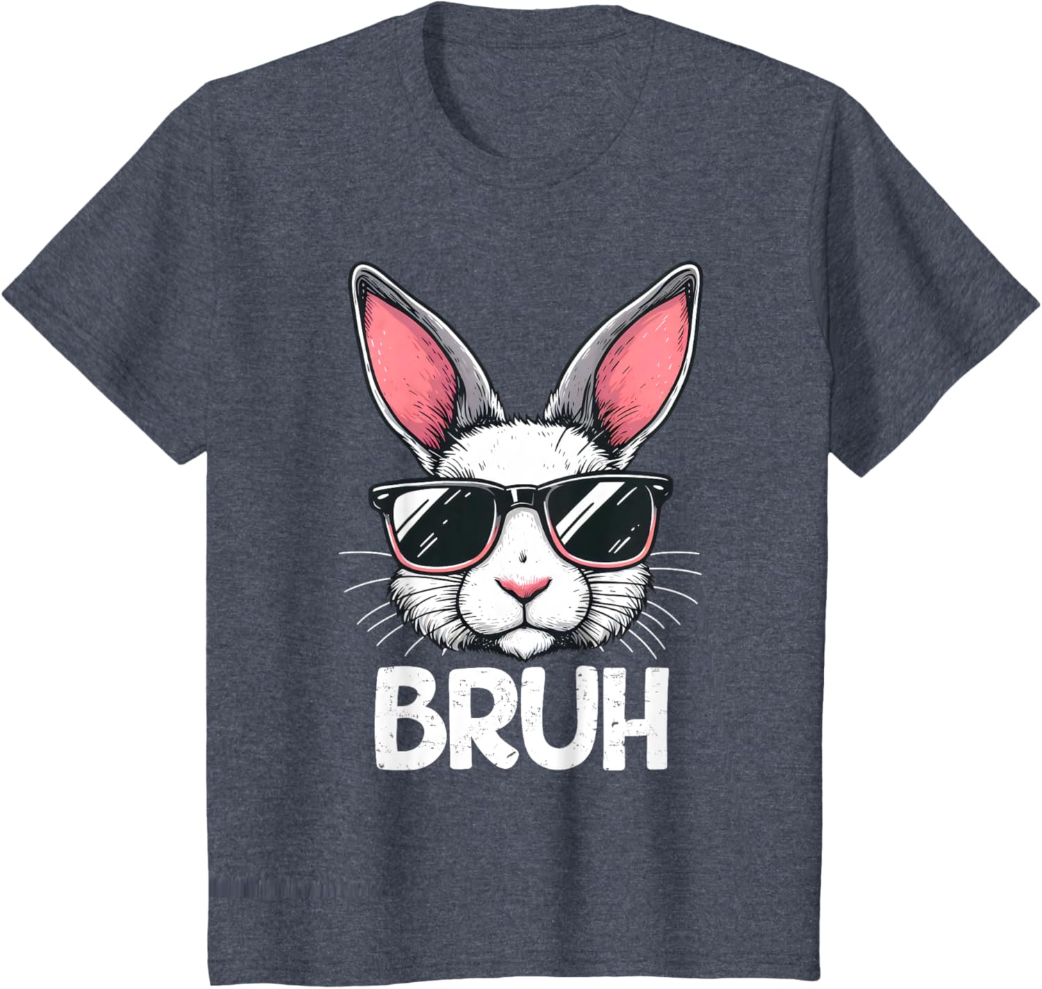 Bruh Easter Day Bunny Spring Easter Eggs Hunting Boys Kids T-Shirt