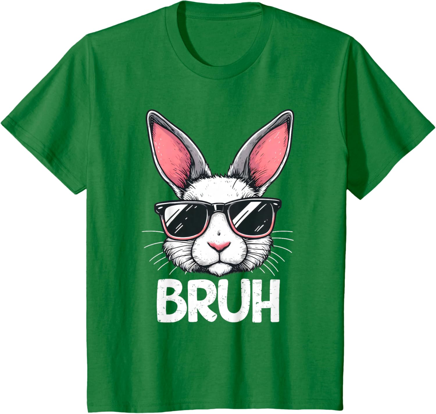 Bruh Easter Day Bunny Spring Easter Eggs Hunting Boys Kids T-Shirt