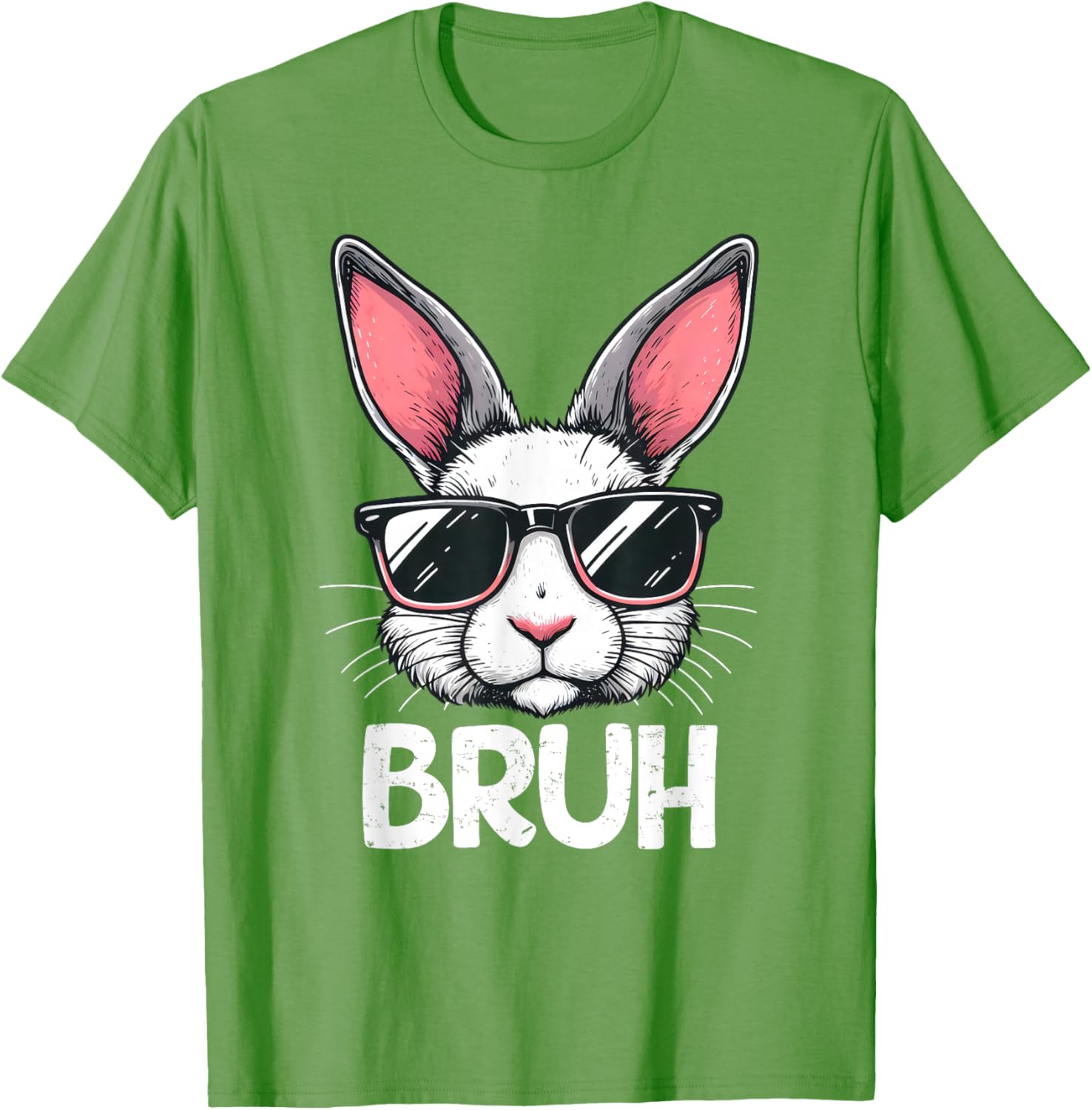 Bruh Easter Day Bunny Spring Easter Eggs Hunting Boys Kids T-Shirt