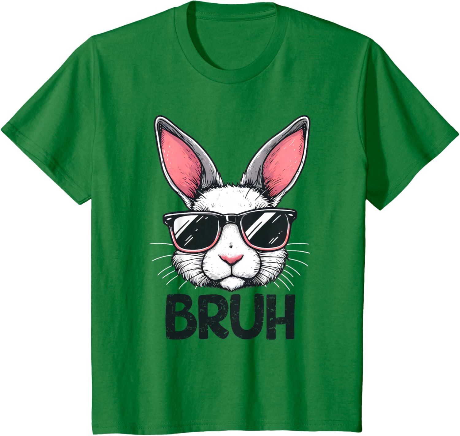 Bruh Easter Day Bunny Spring Easter Eggs Hunting Boys Kids T-Shirt