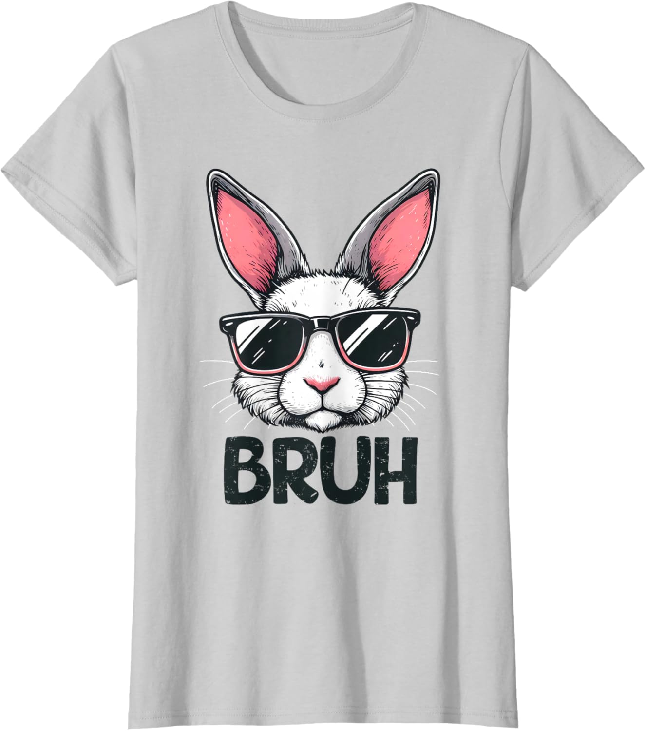 Bruh Easter Day Bunny Spring Easter Eggs Hunting Boys Kids T-Shirt