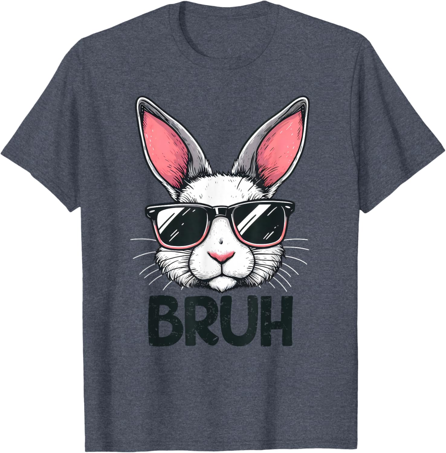 Bruh Easter Day Bunny Spring Easter Eggs Hunting Boys Kids T-Shirt