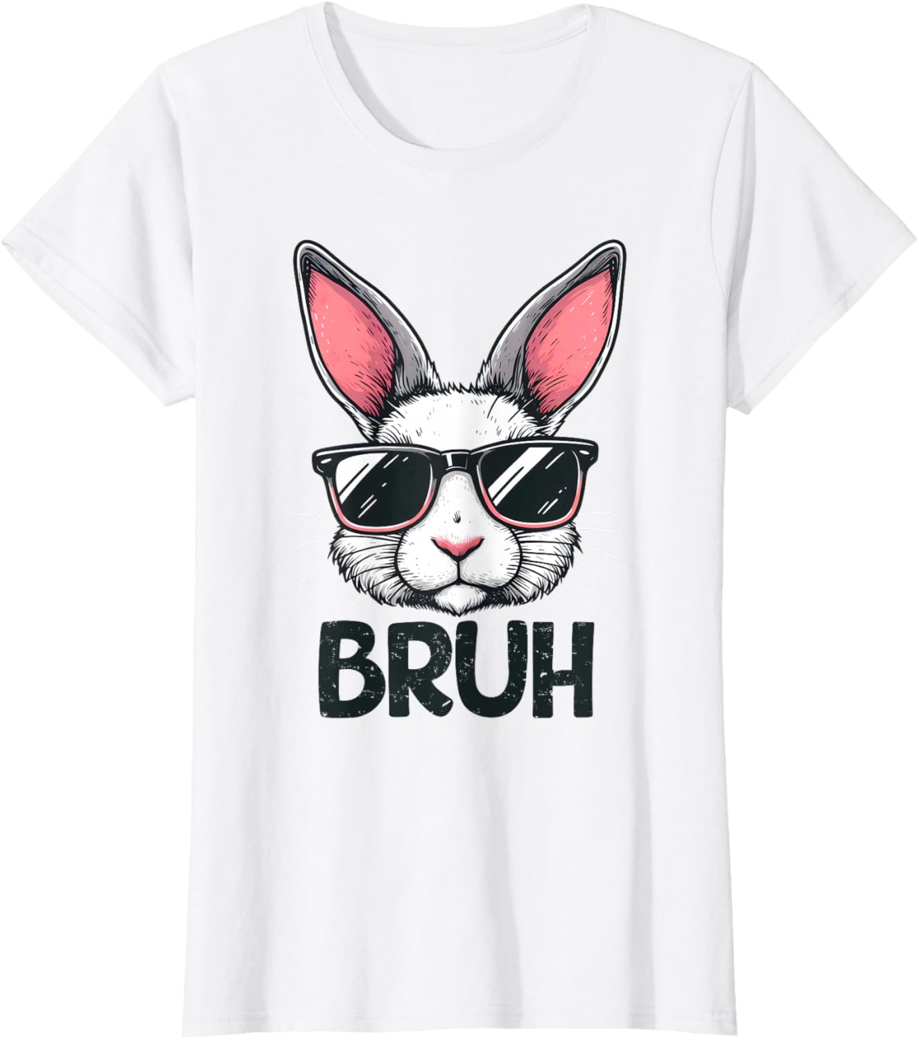 Bruh Easter Day Bunny Spring Easter Eggs Hunting Boys Kids T-Shirt