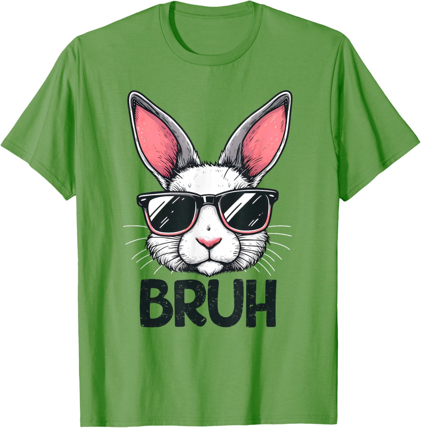 Bruh Easter Day Bunny Spring Easter Eggs Hunting Boys Kids T-Shirt