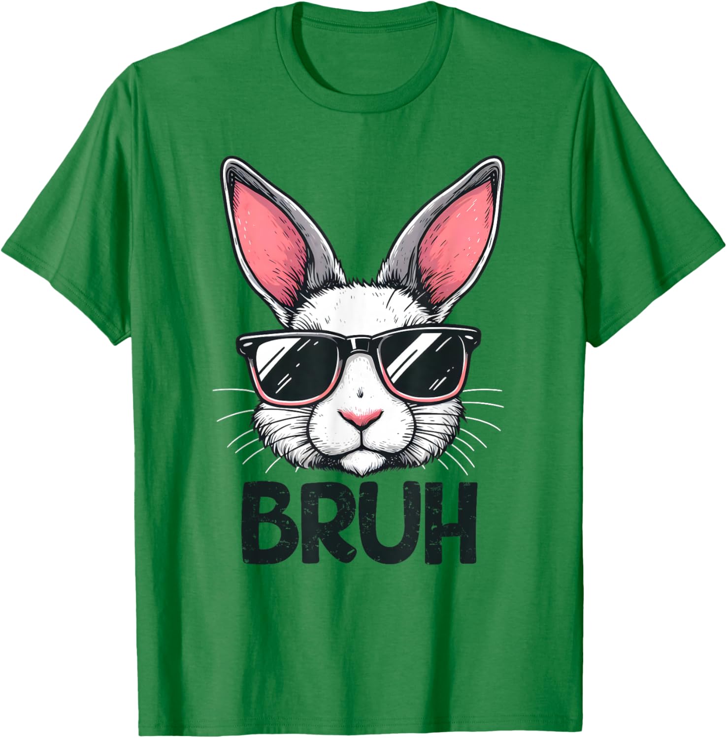 Bruh Easter Day Bunny Spring Easter Eggs Hunting Boys Kids T-Shirt