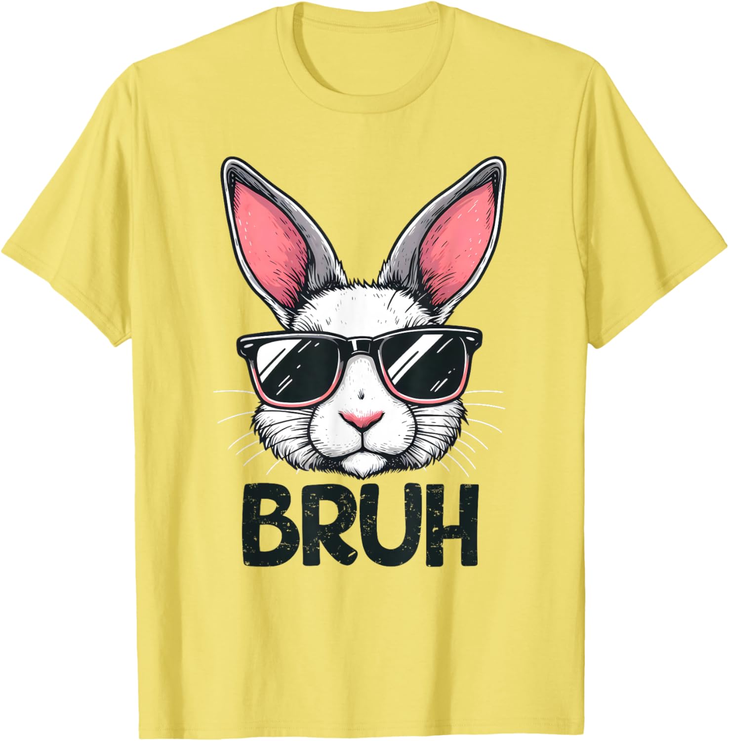 Bruh Easter Day Bunny Spring Easter Eggs Hunting Boys Kids T-Shirt