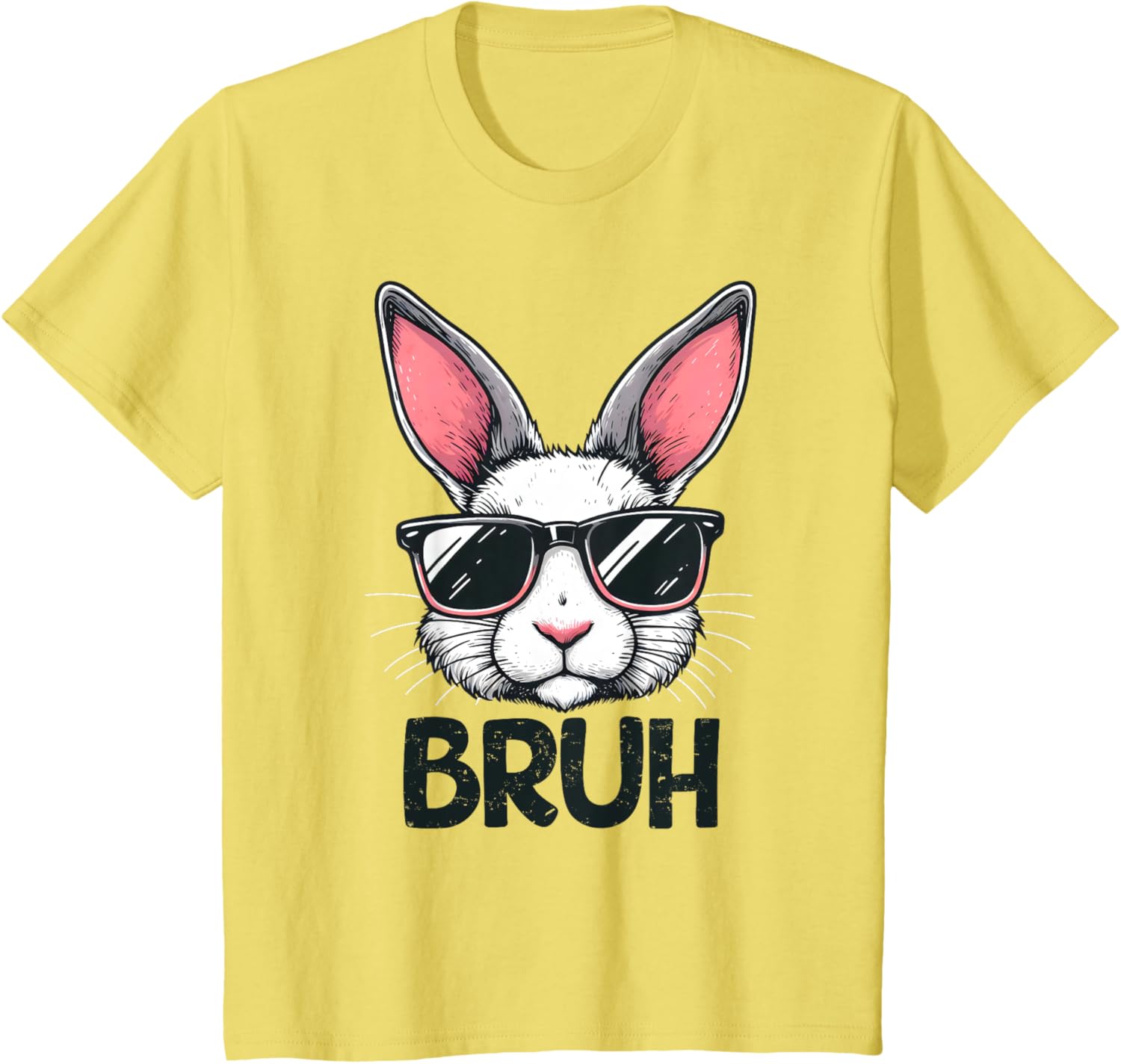 Bruh Easter Day Bunny Spring Easter Eggs Hunting Boys Kids T-Shirt