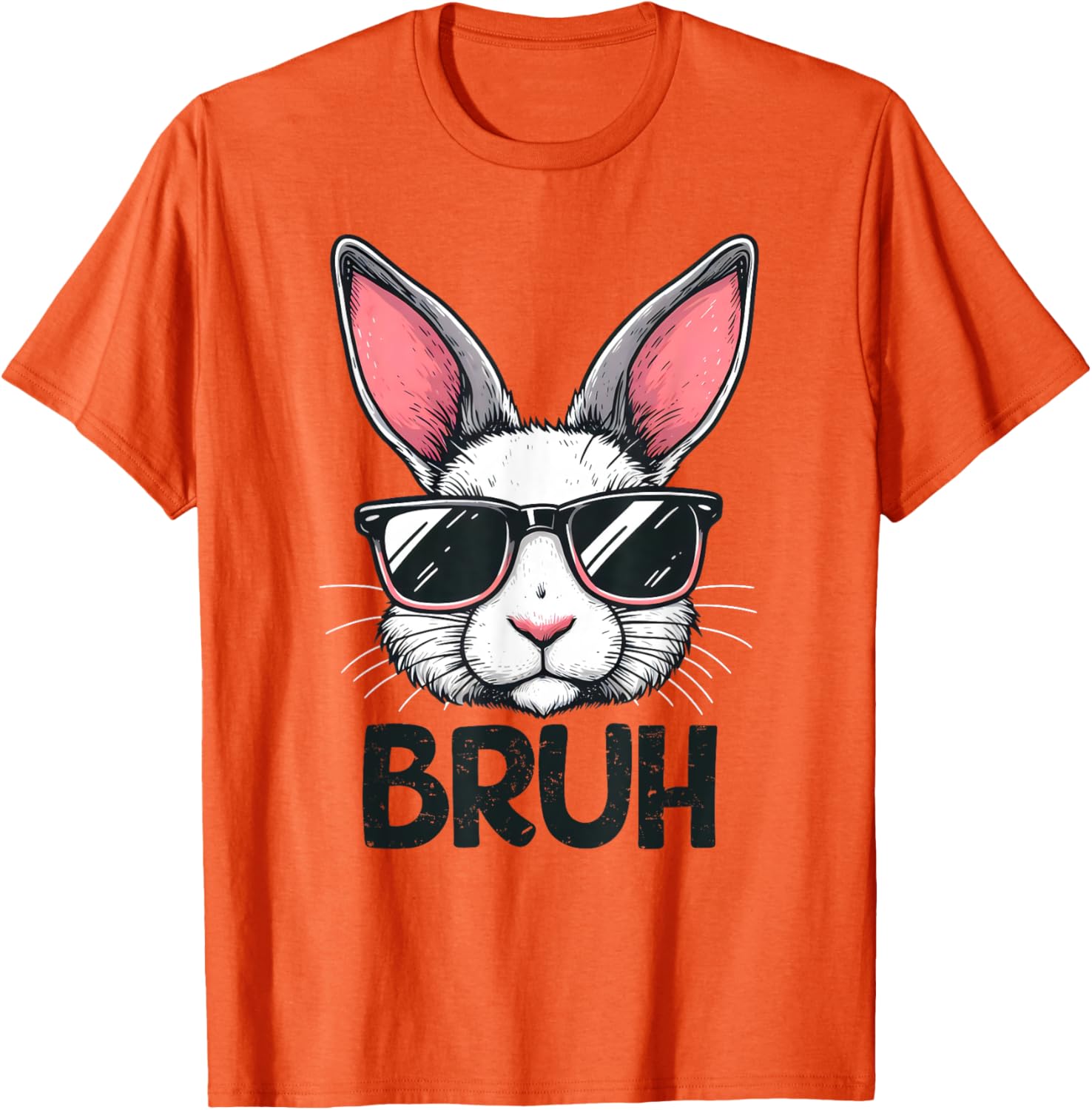 Bruh Easter Day Bunny Spring Easter Eggs Hunting Boys Kids T-Shirt