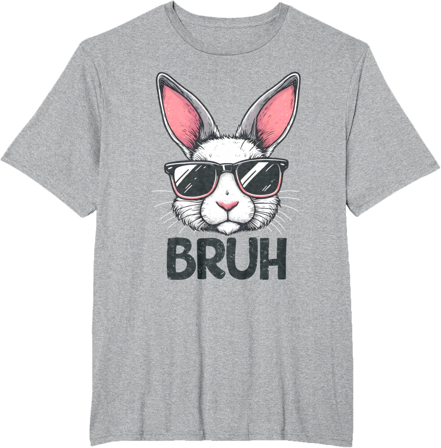 Bruh Easter Day Bunny Spring Easter Eggs Hunting Boys Kids T-Shirt