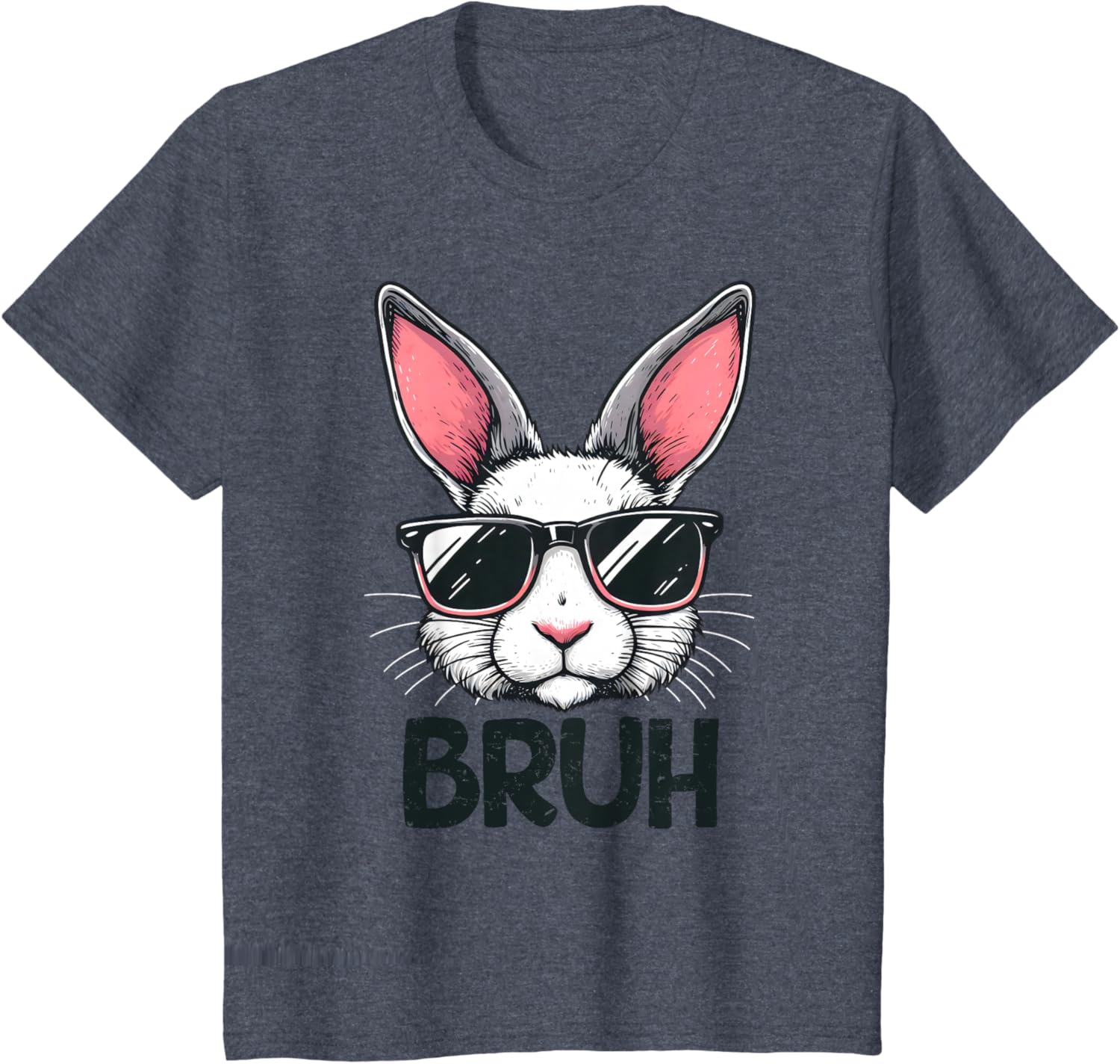 Bruh Easter Day Bunny Spring Easter Eggs Hunting Boys Kids T-Shirt