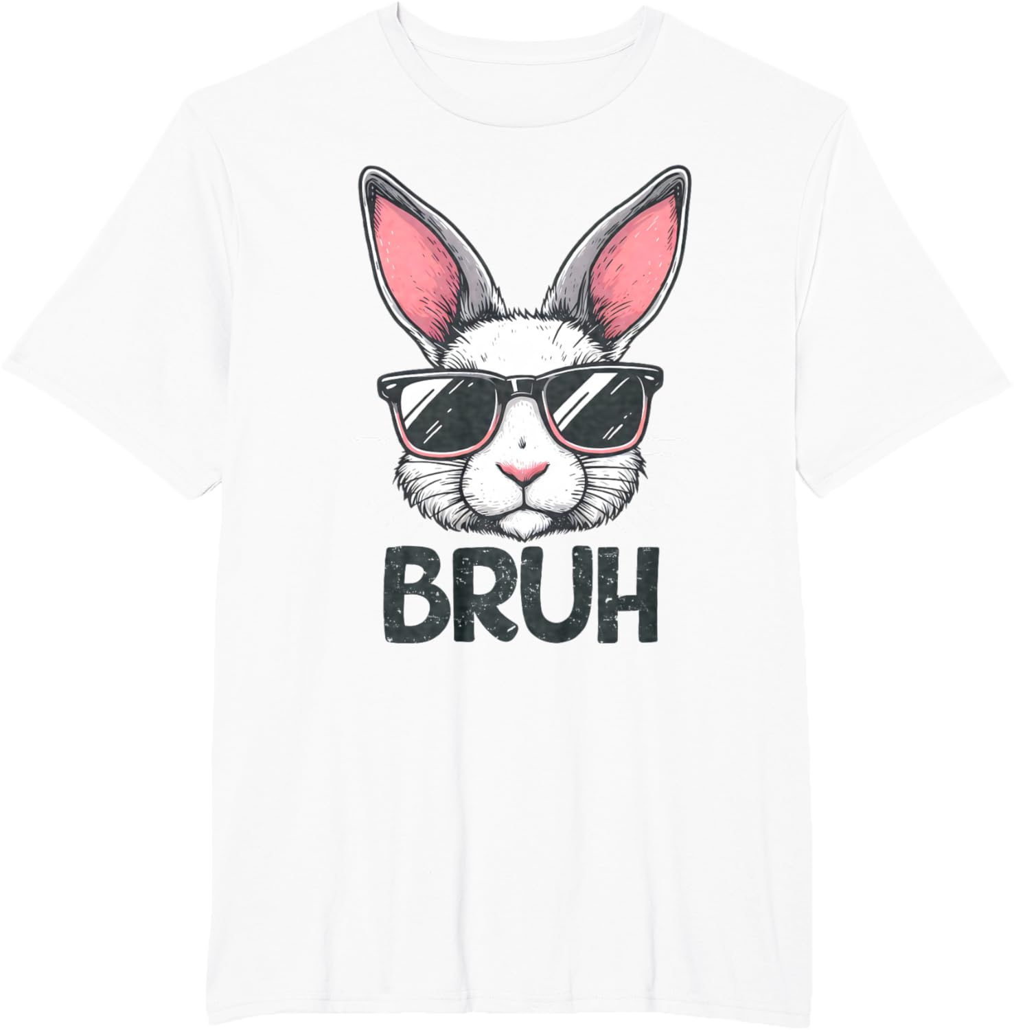 Bruh Easter Day Bunny Spring Easter Eggs Hunting Boys Kids T-Shirt