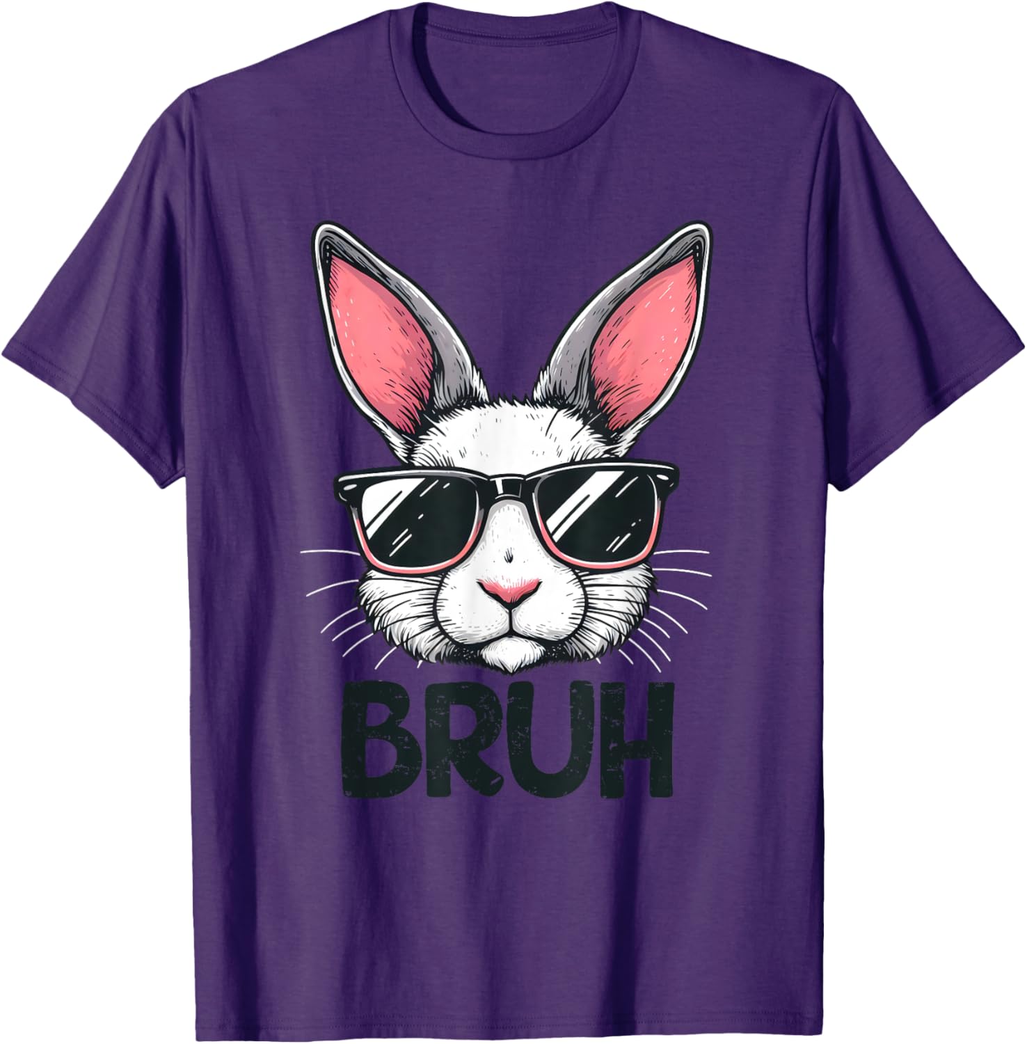 Bruh Easter Day Bunny Spring Easter Eggs Hunting Boys Kids T-Shirt