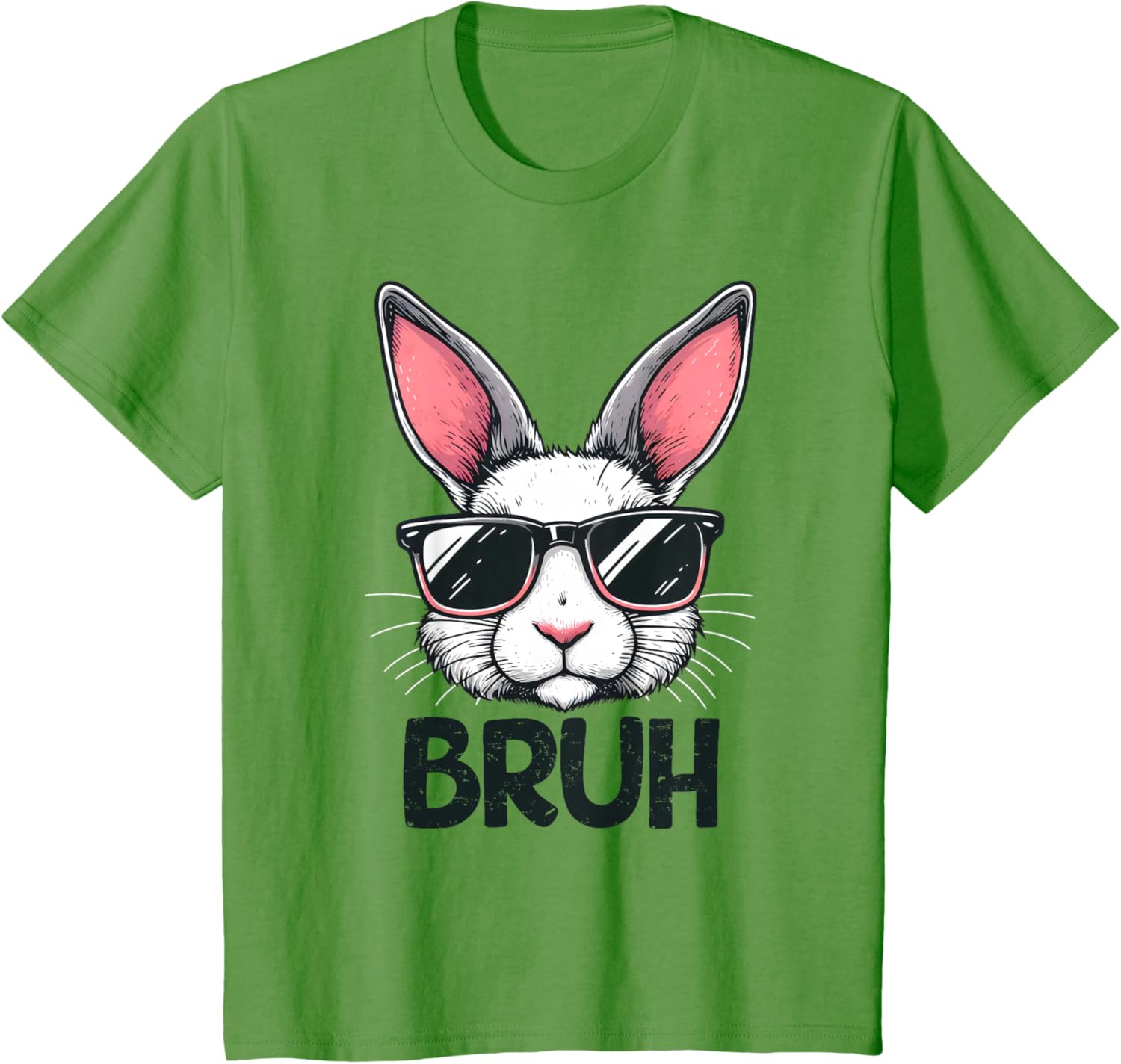 Bruh Easter Day Bunny Spring Easter Eggs Hunting Boys Kids T-Shirt