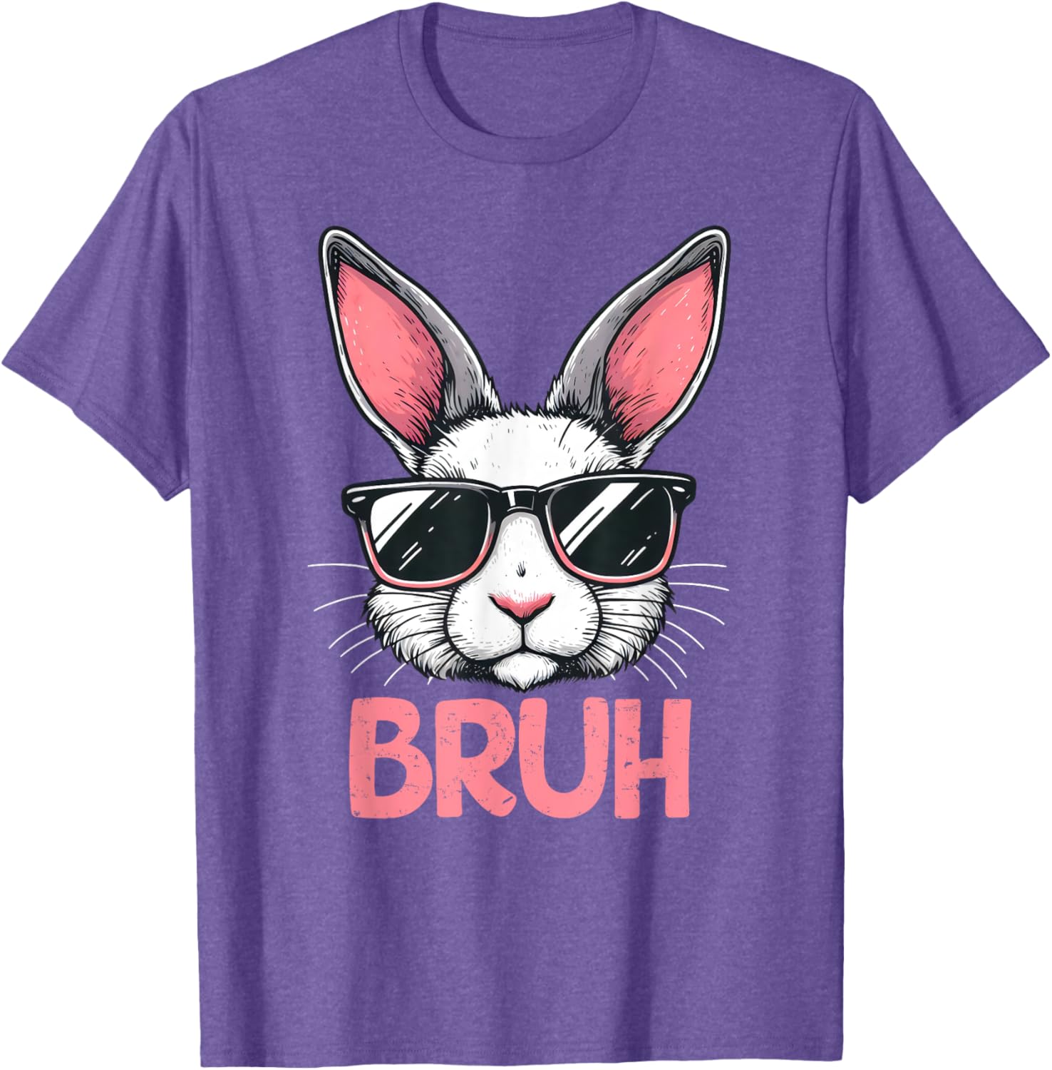 Bruh Easter Day Bunny Spring Easter Eggs Hunting Boys Kids T-Shirt