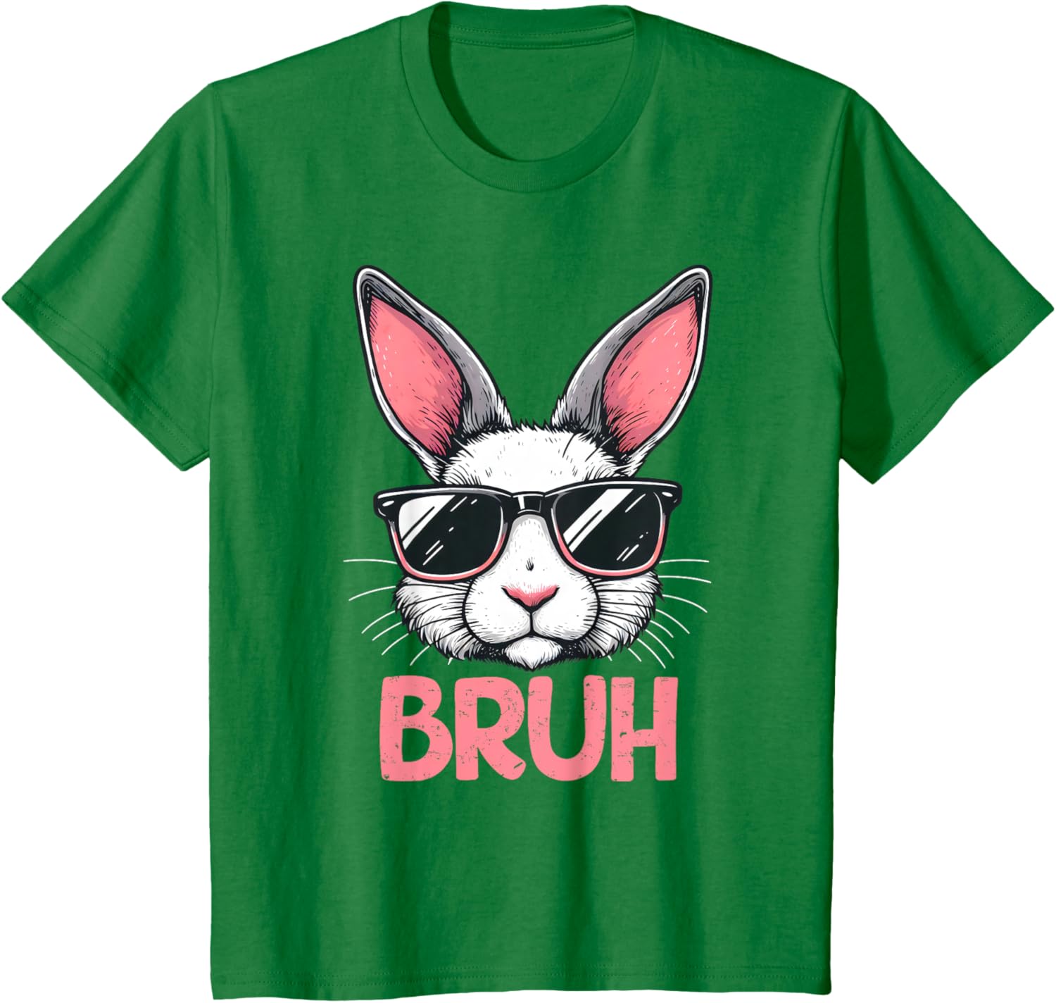 Bruh Easter Day Bunny Spring Easter Eggs Hunting Boys Kids T-Shirt