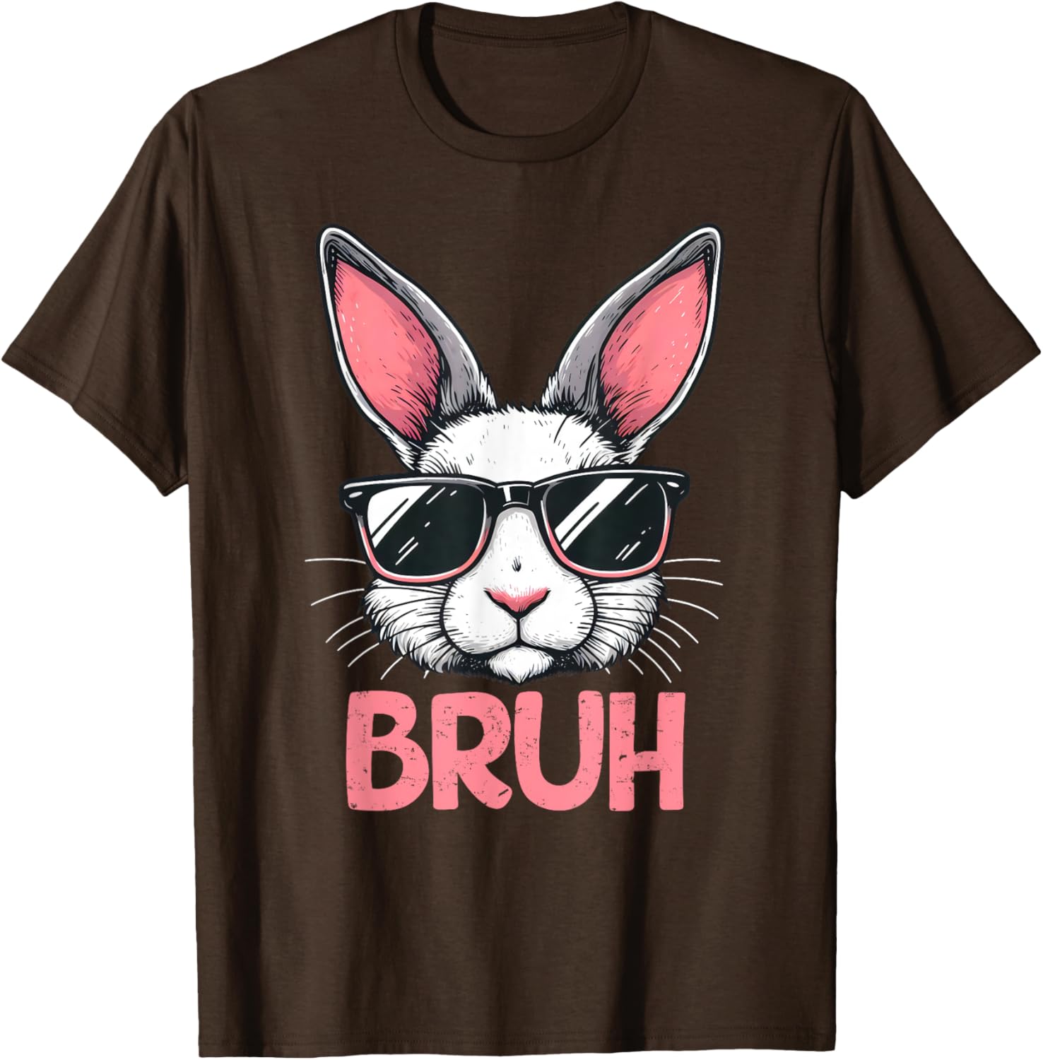 Bruh Easter Day Bunny Spring Easter Eggs Hunting Boys Kids T-Shirt