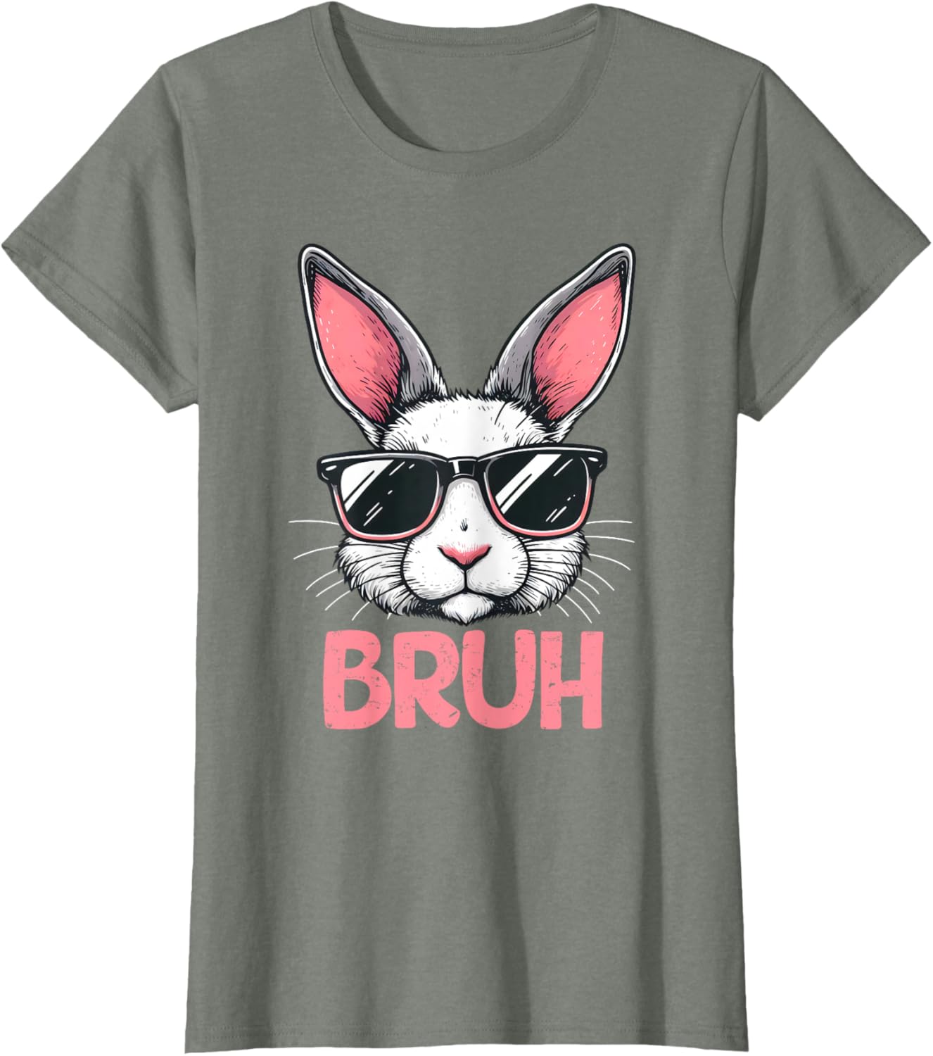 Bruh Easter Day Bunny Spring Easter Eggs Hunting Boys Kids T-Shirt