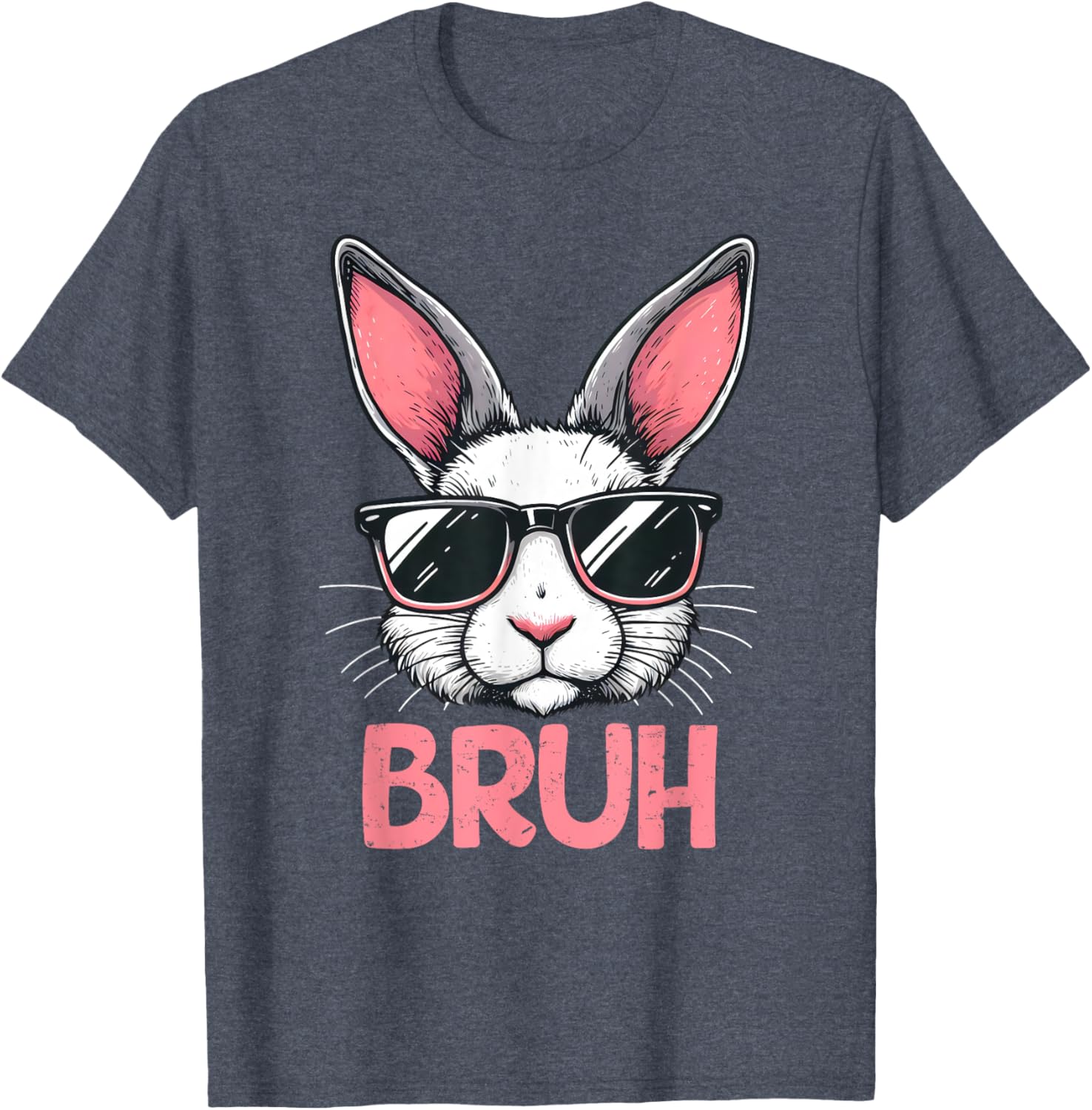 Bruh Easter Day Bunny Spring Easter Eggs Hunting Boys Kids T-Shirt