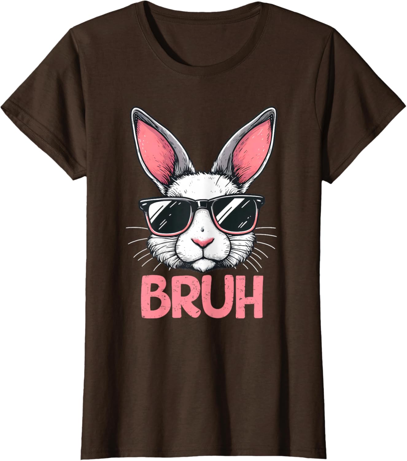 Bruh Easter Day Bunny Spring Easter Eggs Hunting Boys Kids T-Shirt