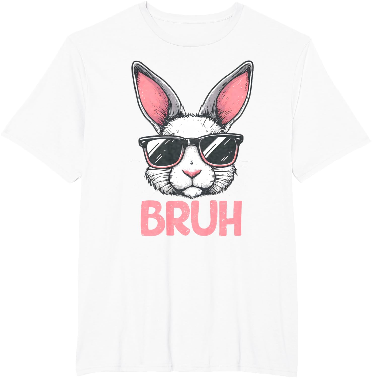 Bruh Easter Day Bunny Spring Easter Eggs Hunting Boys Kids T-Shirt