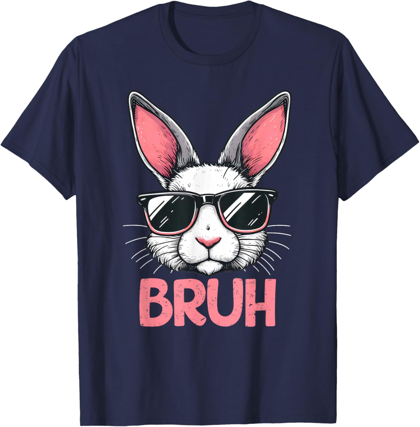 Bruh Easter Day Bunny Spring Easter Eggs Hunting Boys Kids T-Shirt