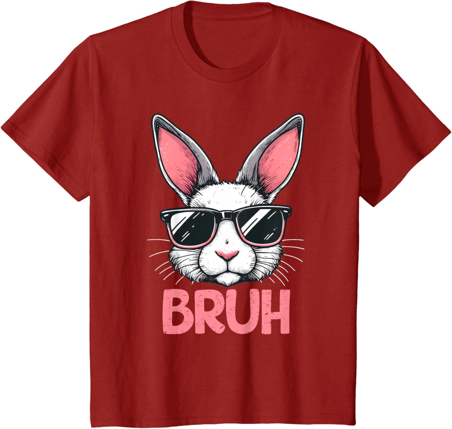 Bruh Easter Day Bunny Spring Easter Eggs Hunting Boys Kids T-Shirt