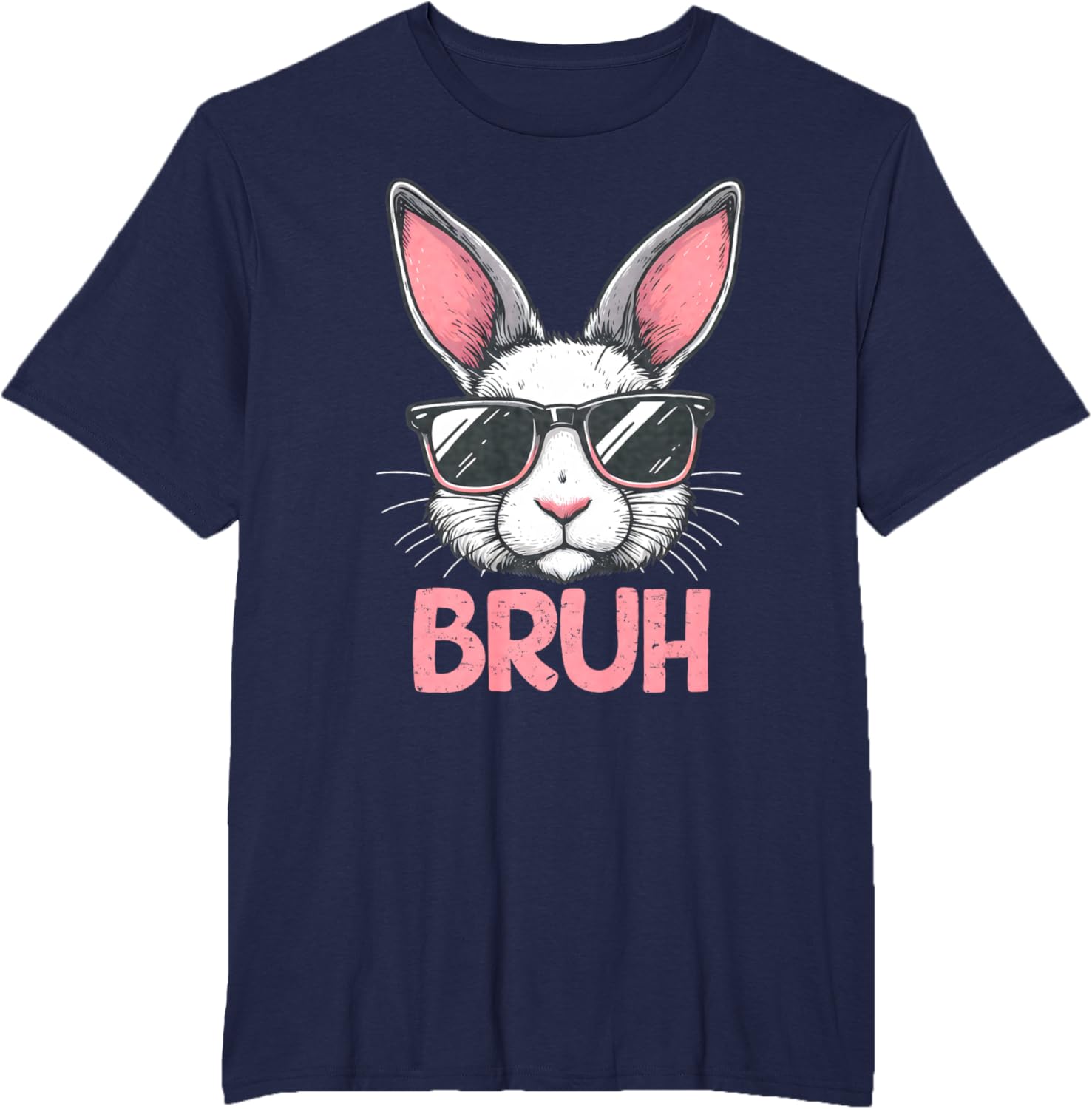 Bruh Easter Day Bunny Spring Easter Eggs Hunting Boys Kids T-Shirt