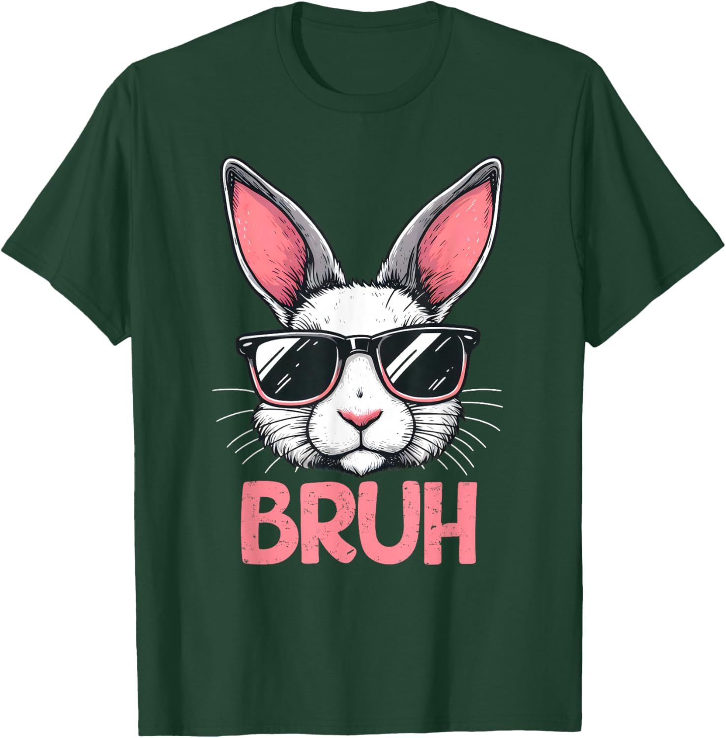 Bruh Easter Day Bunny Spring Easter Eggs Hunting Boys Kids T-Shirt