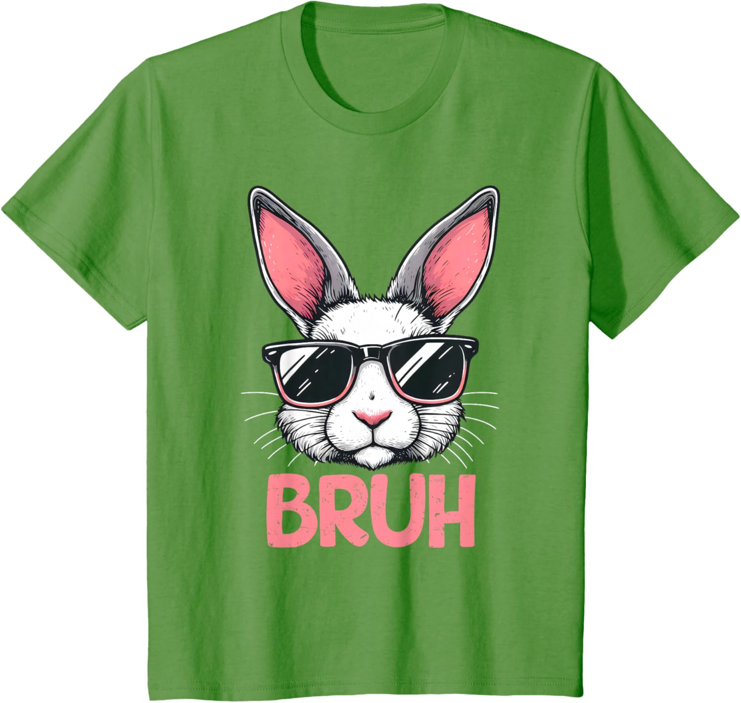 Bruh Easter Day Bunny Spring Easter Eggs Hunting Boys Kids T-Shirt