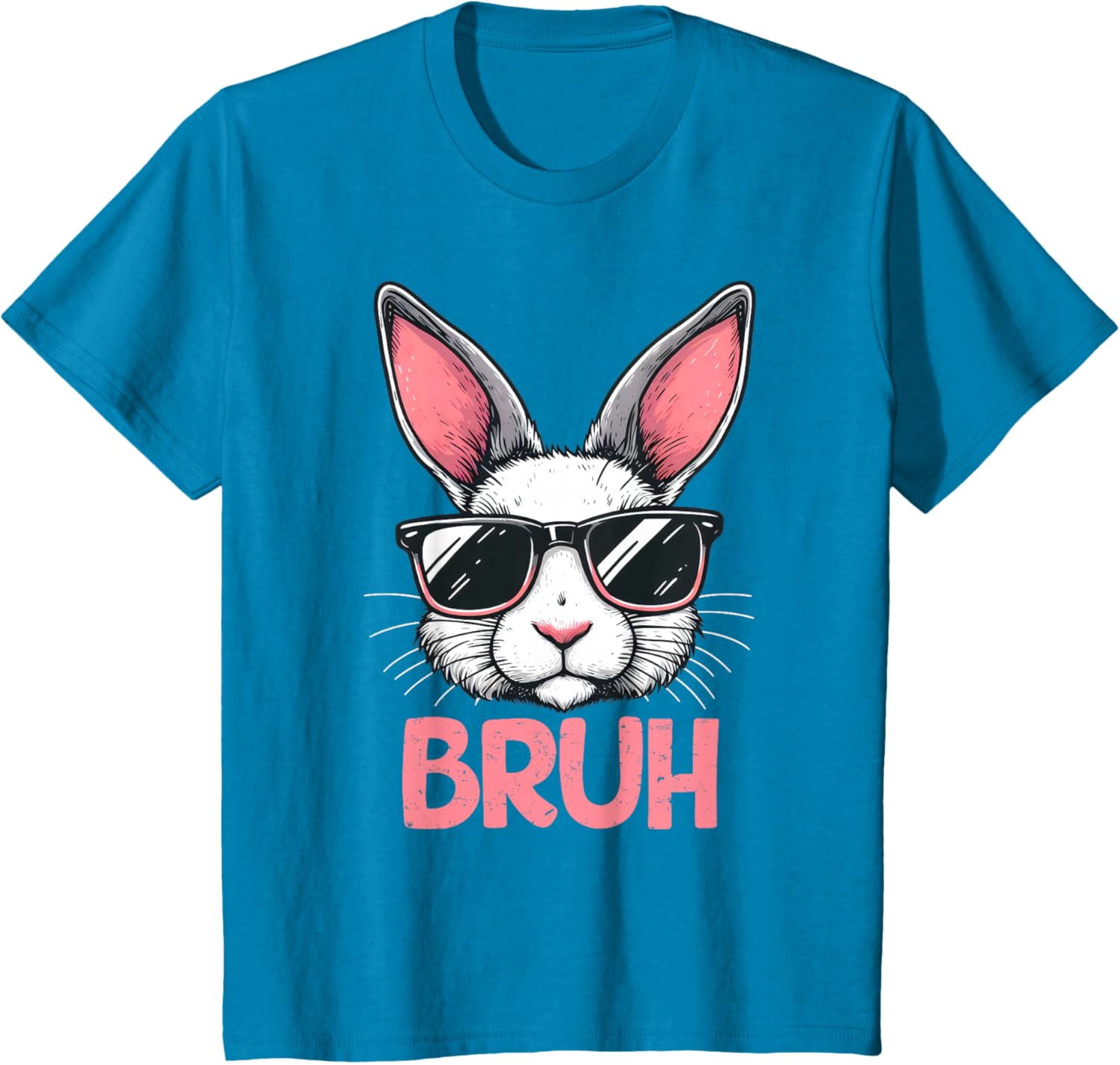 Bruh Easter Day Bunny Spring Easter Eggs Hunting Boys Kids T-Shirt