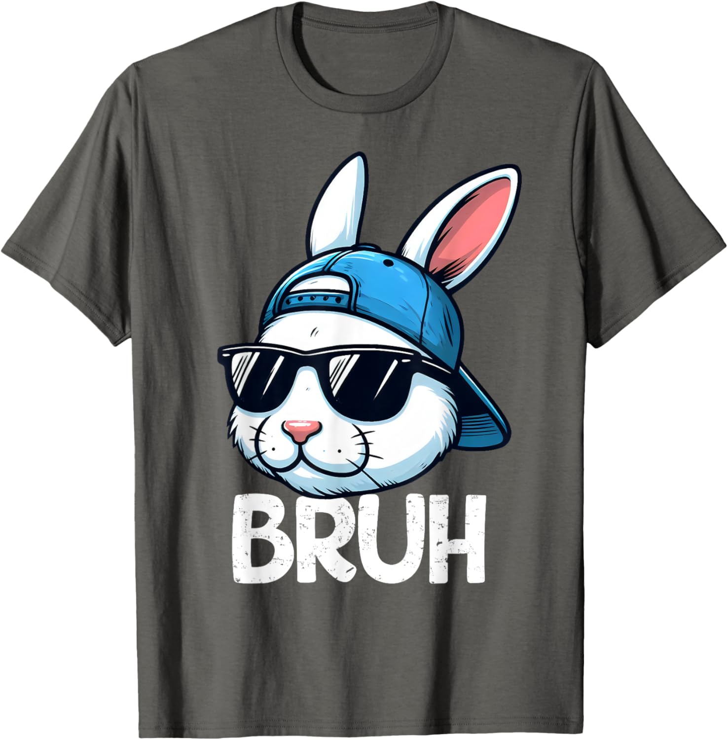 Bruh Easter Day Bunny Spring Easter Eggs Hunting Boys Kids T-Shirt