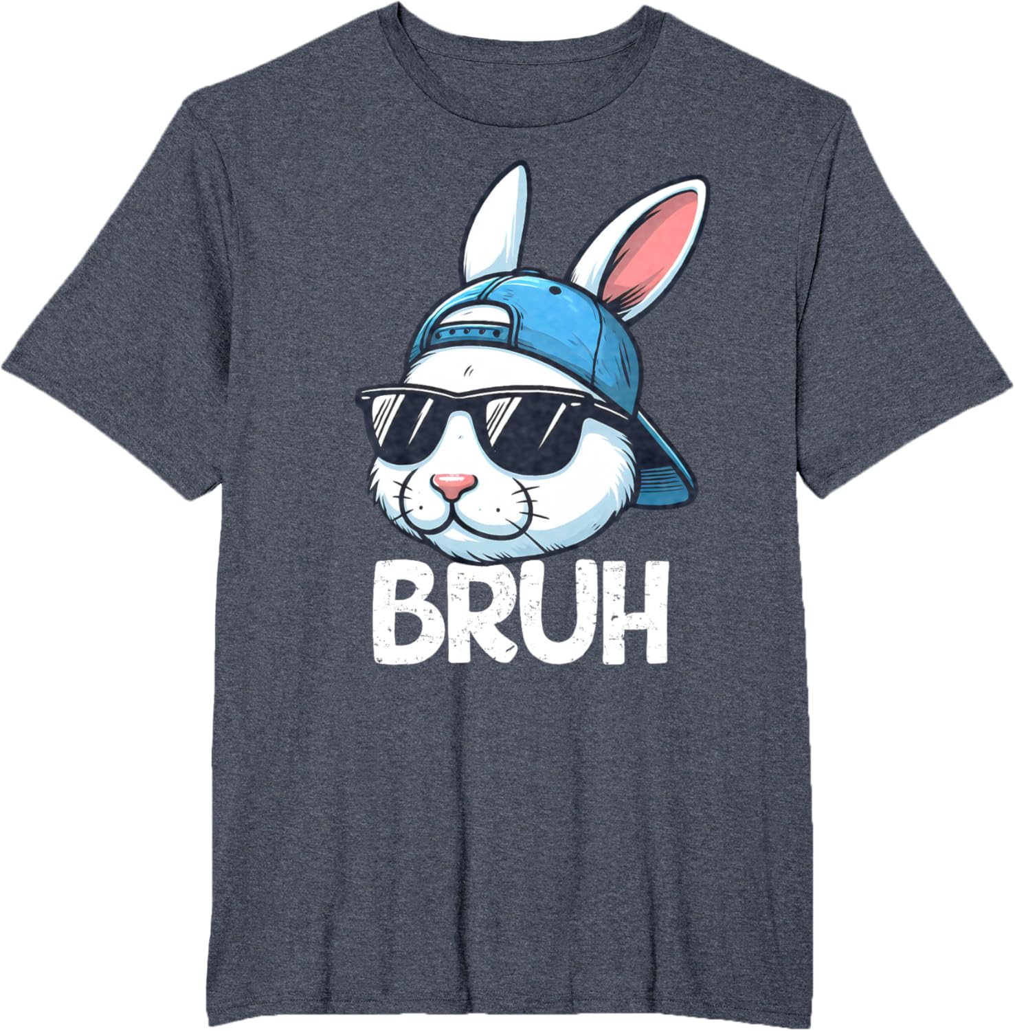 Bruh Easter Day Bunny Spring Easter Eggs Hunting Boys Kids T-Shirt