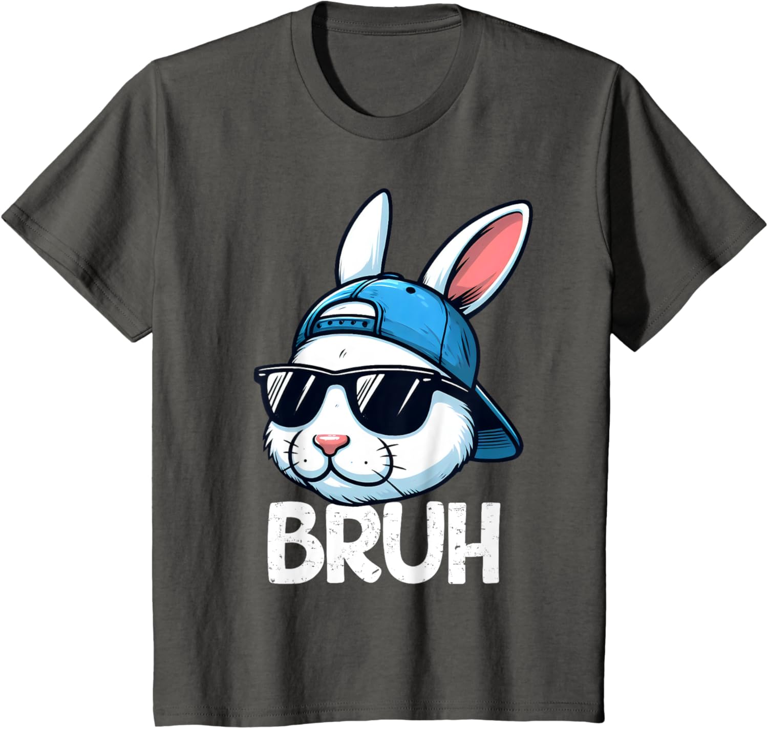 Bruh Easter Day Bunny Spring Easter Eggs Hunting Boys Kids T-Shirt