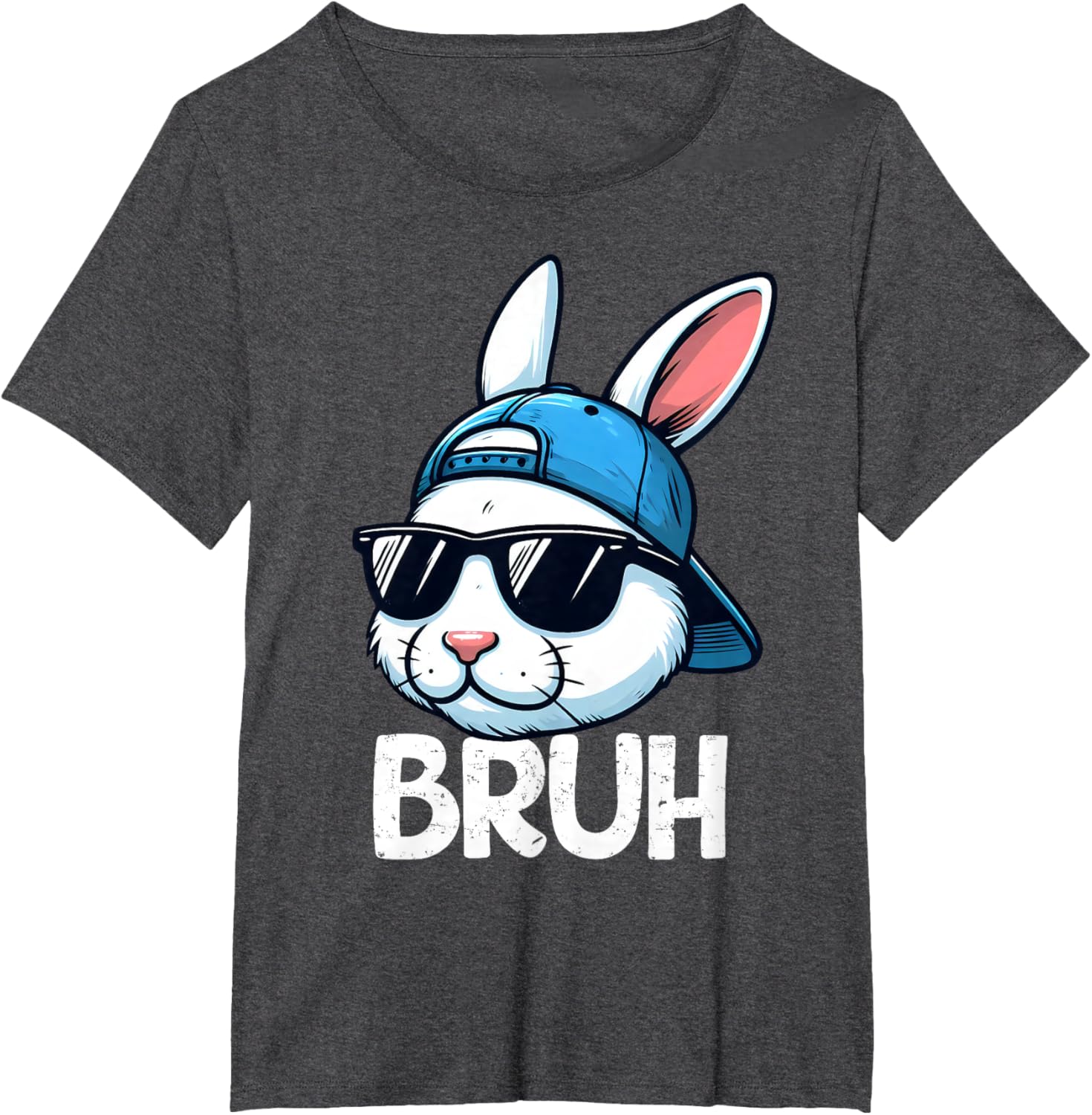 Bruh Easter Day Bunny Spring Easter Eggs Hunting Boys Kids T-Shirt