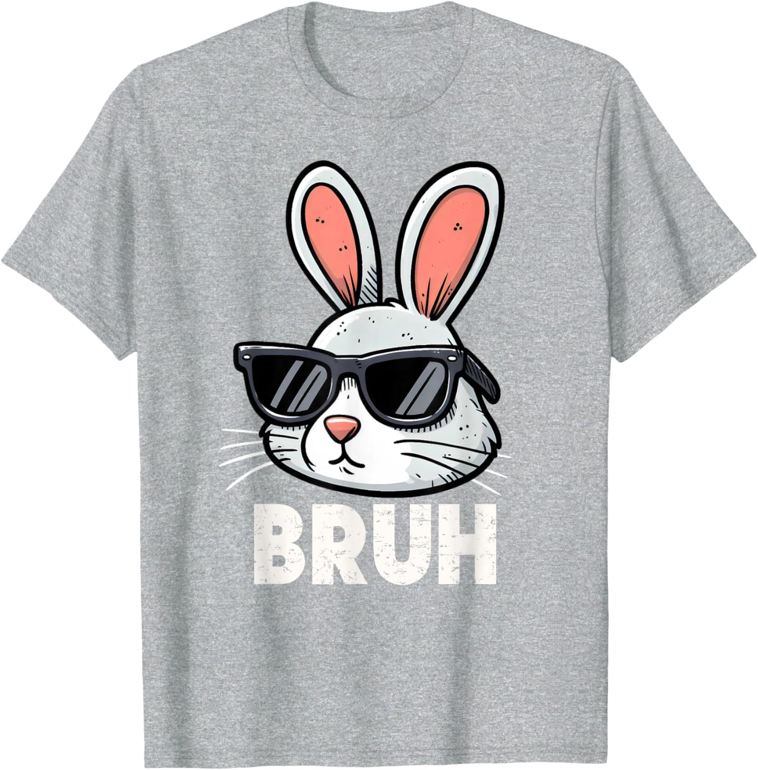 Bruh Easter Day Bunny Spring Easter Eggs Hunting Boys Kids T-Shirt