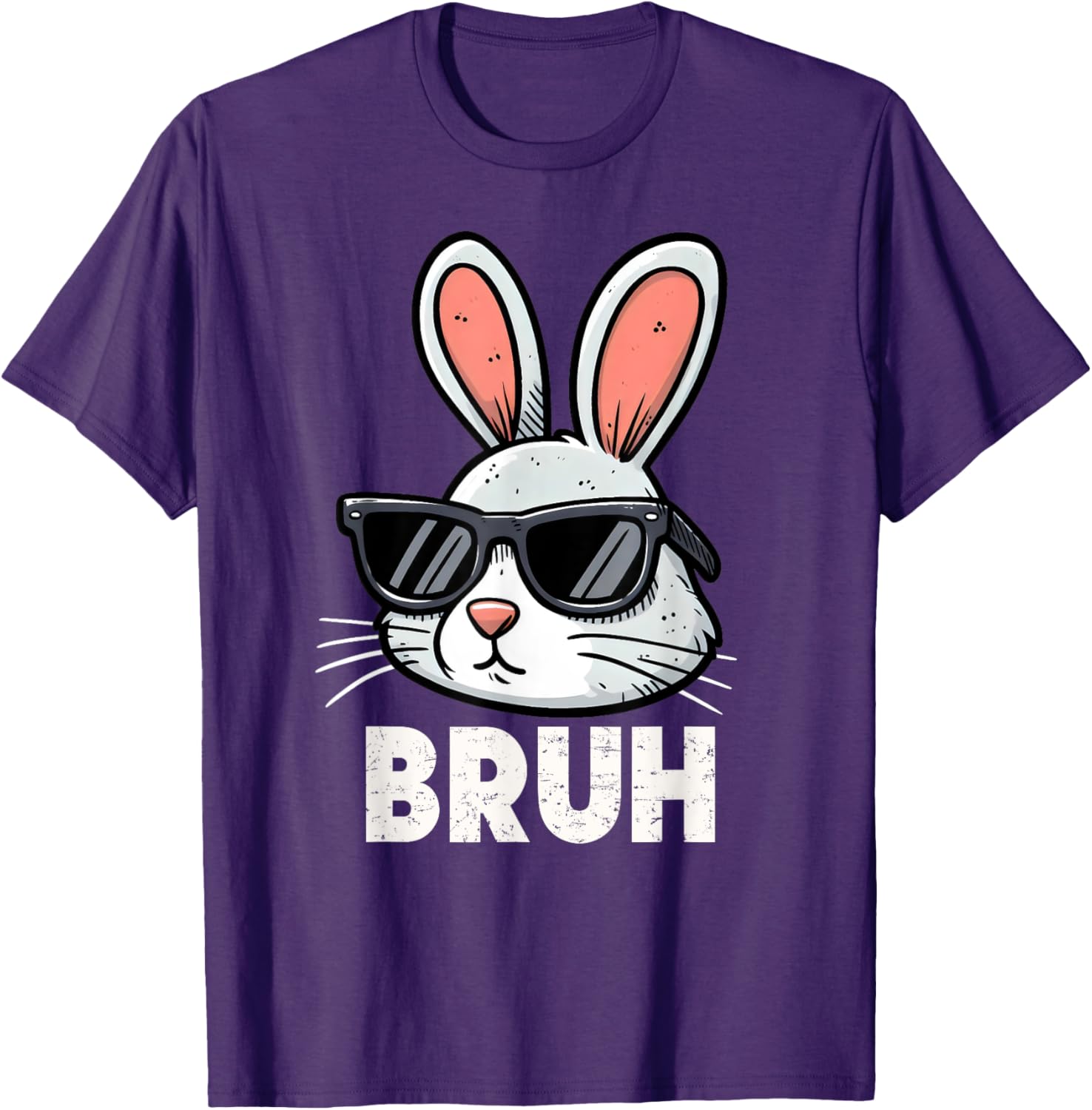 Bruh Easter Day Bunny Spring Easter Eggs Hunting Boys Kids T-Shirt