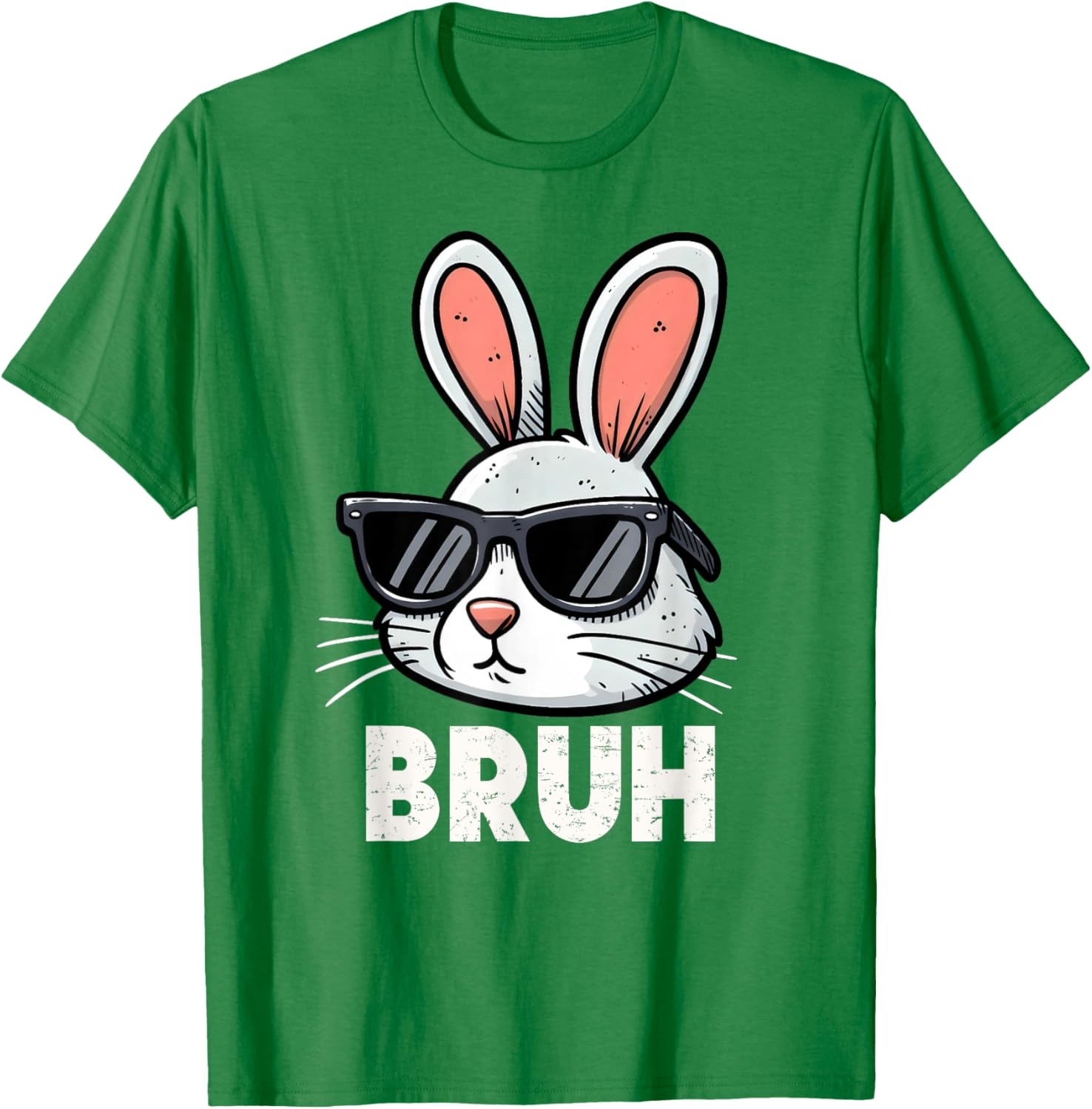 Bruh Easter Day Bunny Spring Easter Eggs Hunting Boys Kids T-Shirt