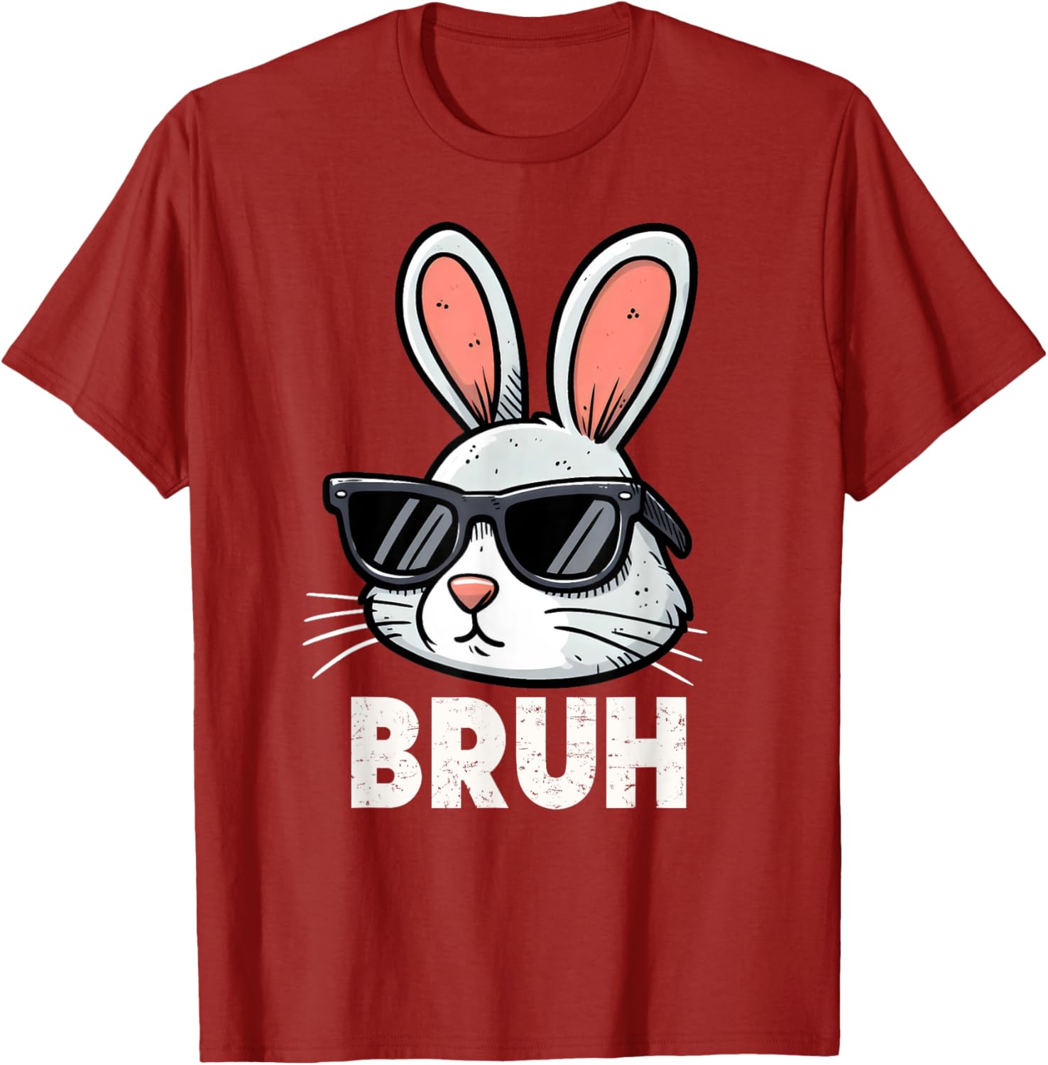 Bruh Easter Day Bunny Spring Easter Eggs Hunting Boys Kids T-Shirt