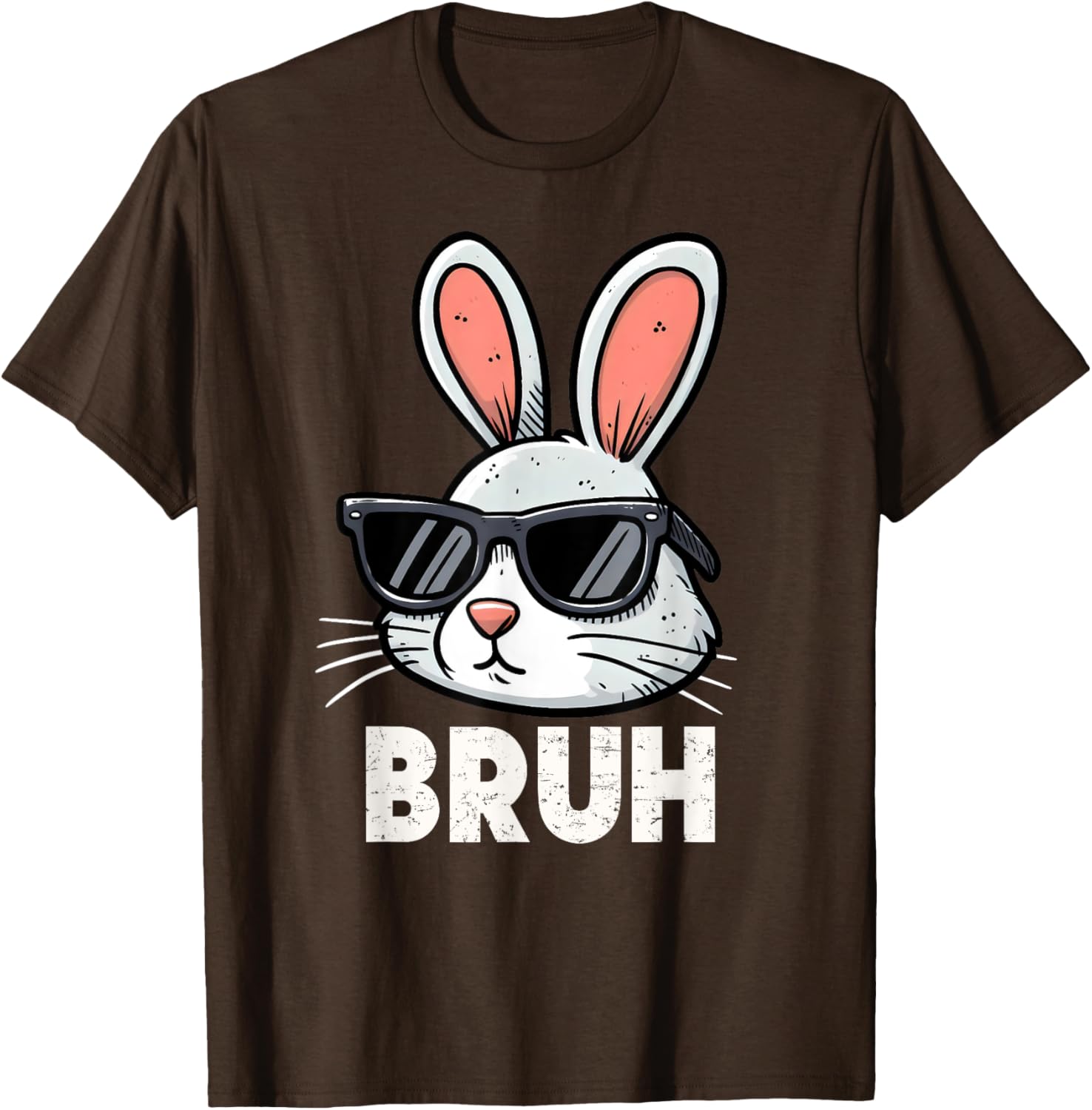 Bruh Easter Day Bunny Spring Easter Eggs Hunting Boys Kids T-Shirt