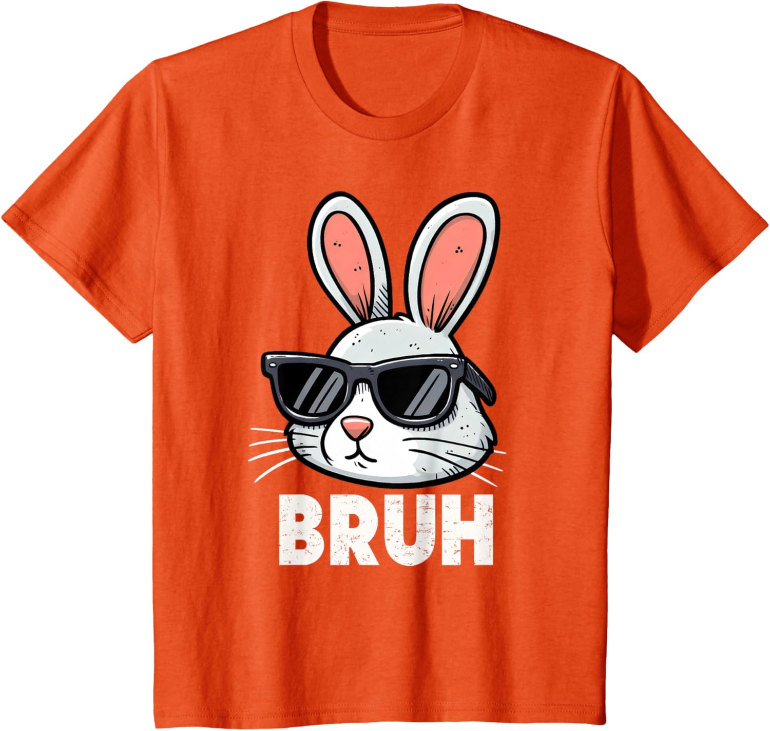 Bruh Easter Day Bunny Spring Easter Eggs Hunting Boys Kids T-Shirt