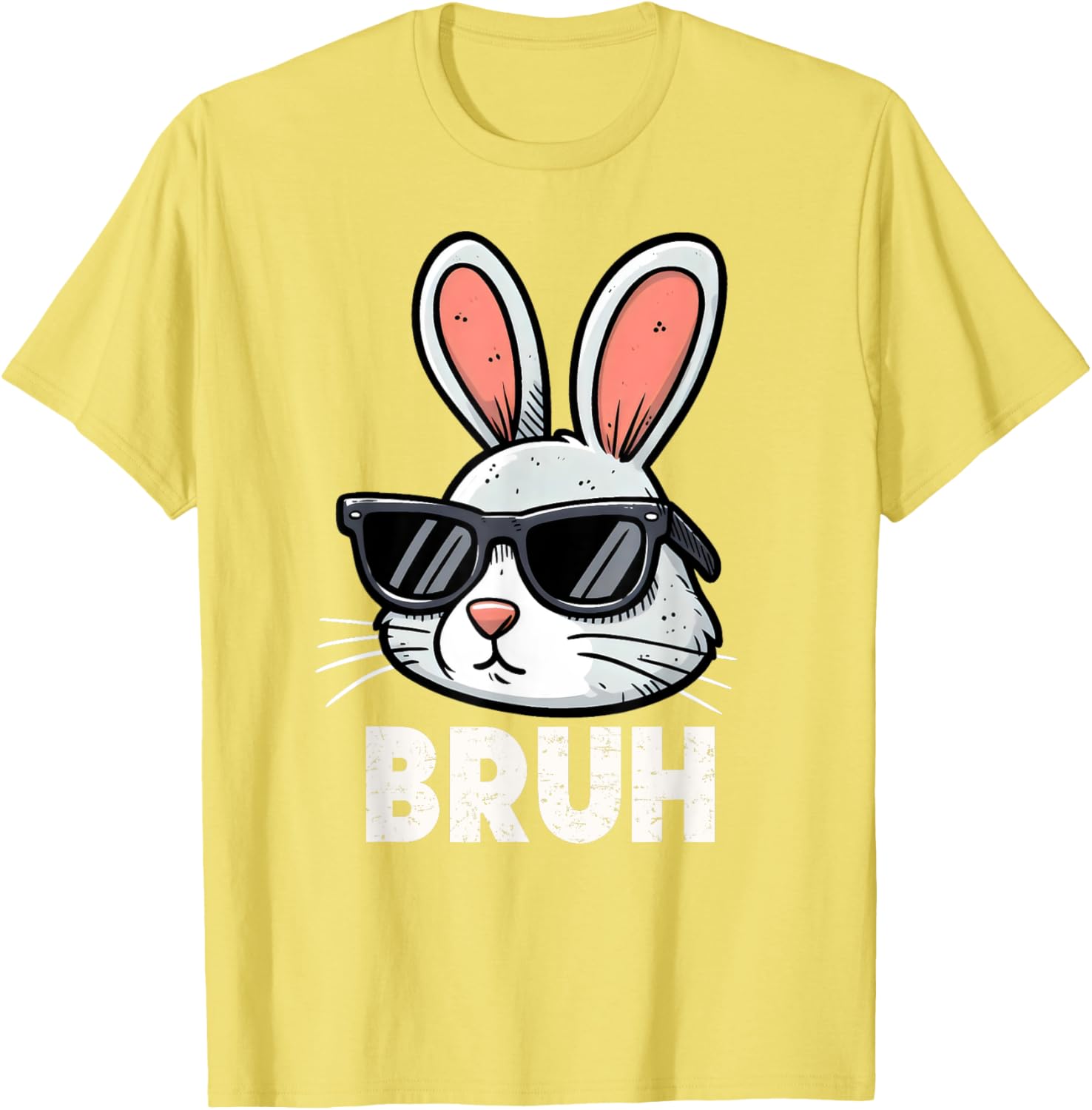 Bruh Easter Day Bunny Spring Easter Eggs Hunting Boys Kids T-Shirt