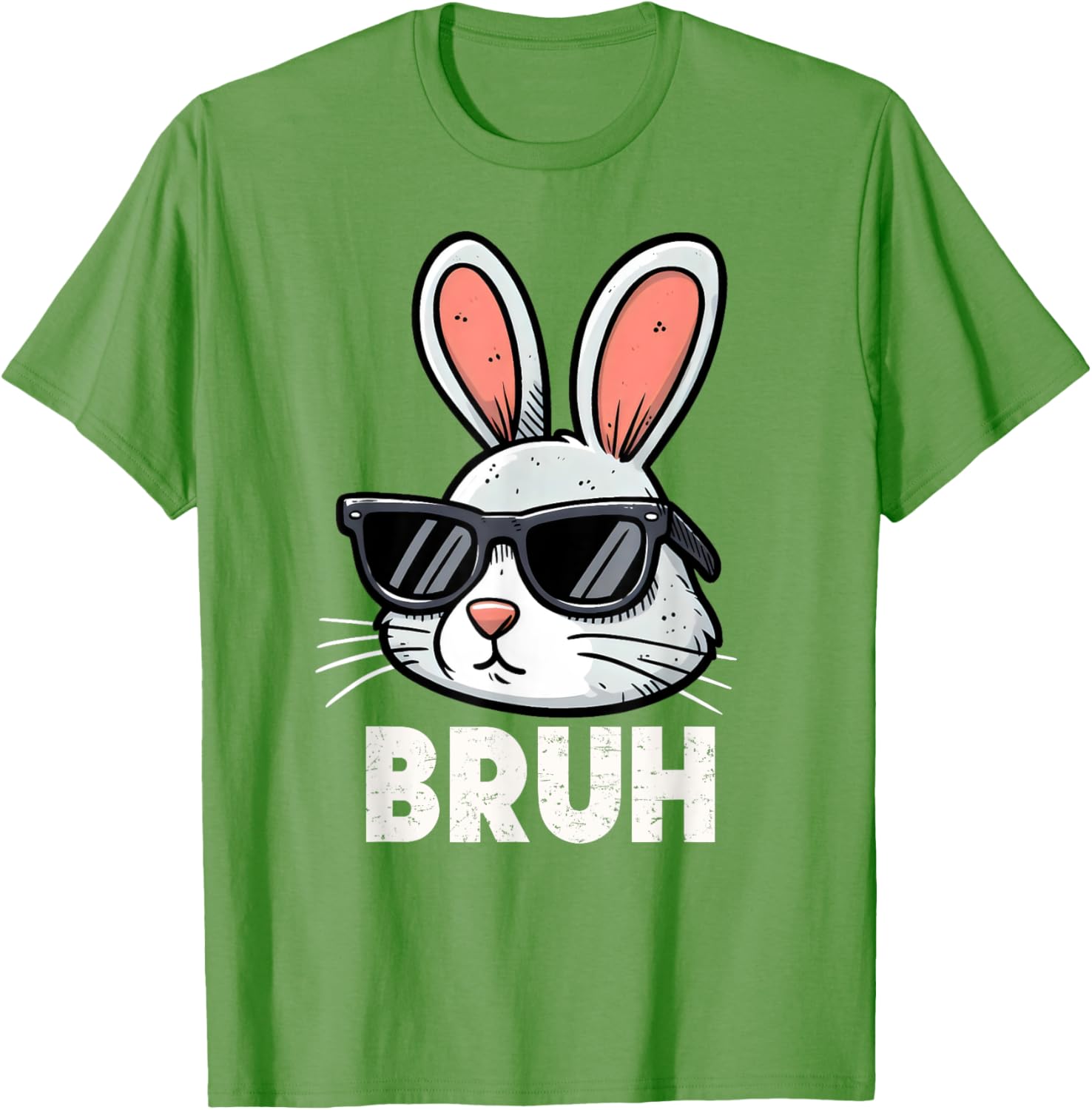 Bruh Easter Day Bunny Spring Easter Eggs Hunting Boys Kids T-Shirt