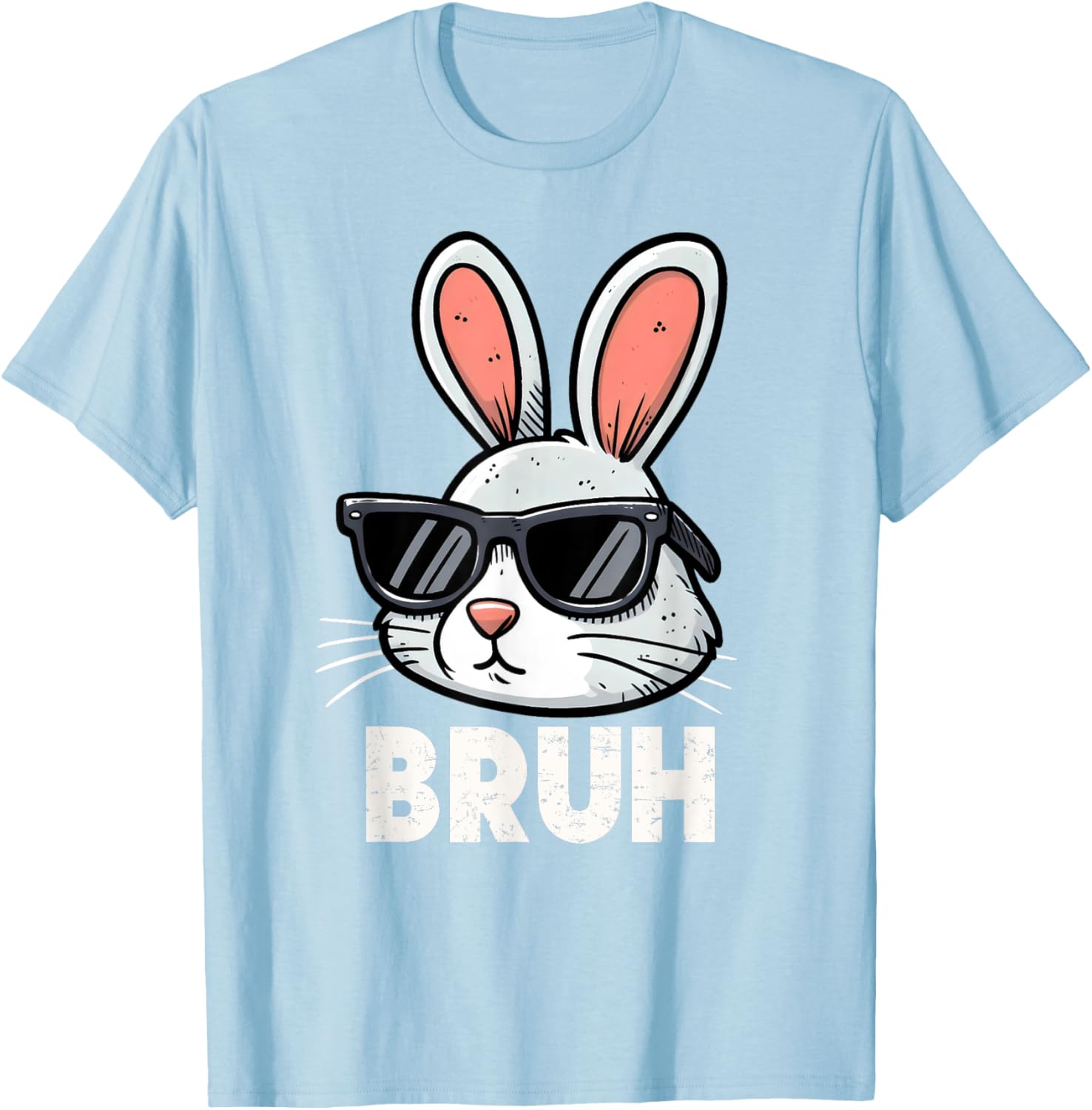 Bruh Easter Day Bunny Spring Easter Eggs Hunting Boys Kids T-Shirt