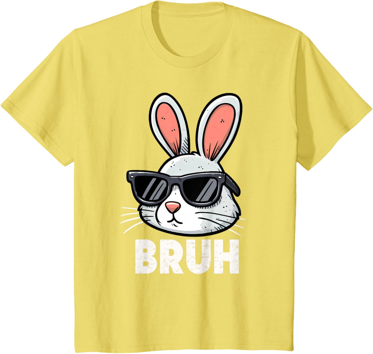 Bruh Easter Day Bunny Spring Easter Eggs Hunting Boys Kids T-Shirt