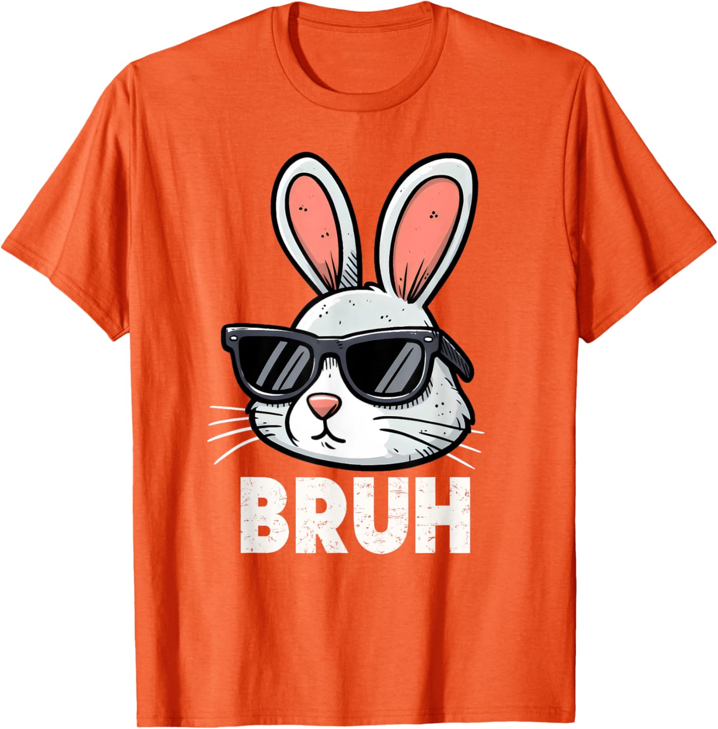 Bruh Easter Day Bunny Spring Easter Eggs Hunting Boys Kids T-Shirt