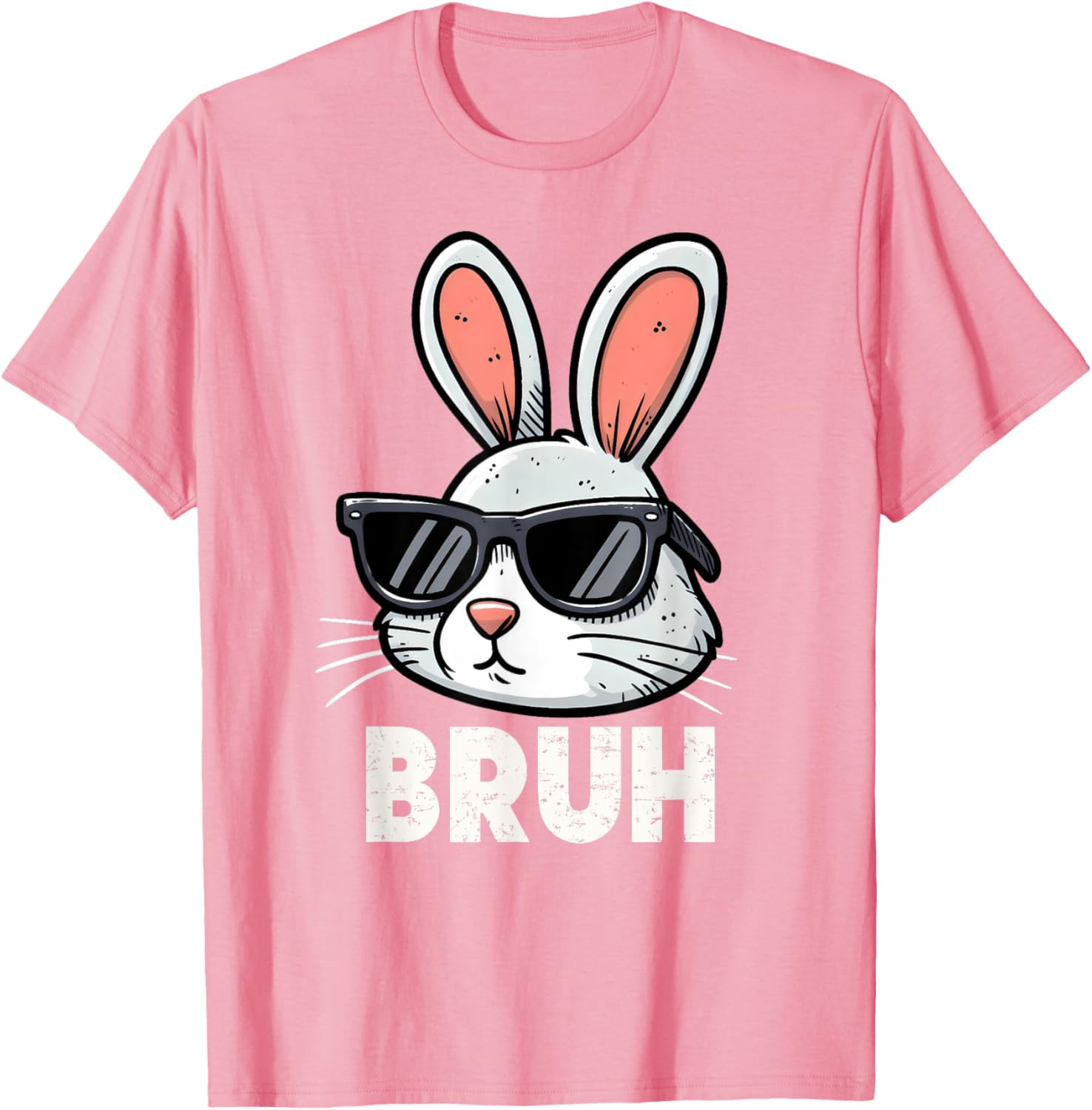 Bruh Easter Day Bunny Spring Easter Eggs Hunting Boys Kids T-Shirt