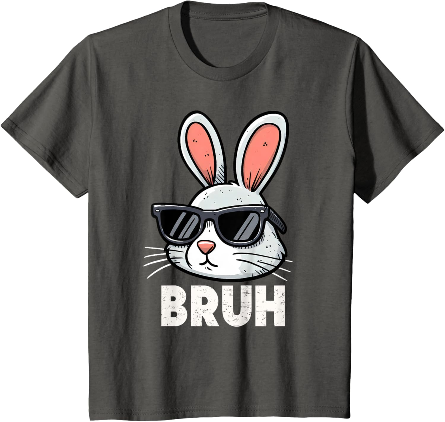 Bruh Easter Day Bunny Spring Easter Eggs Hunting Boys Kids T-Shirt