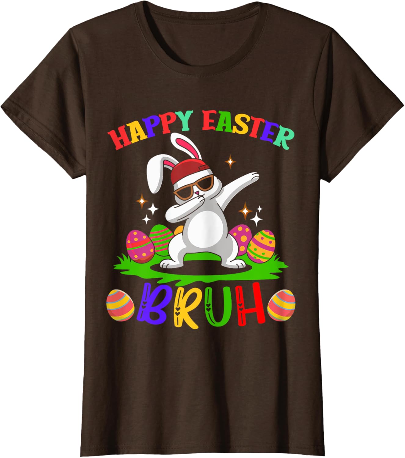 Bruh Easter Teens Boys Kids Happy Easter Bruh T-Shirt