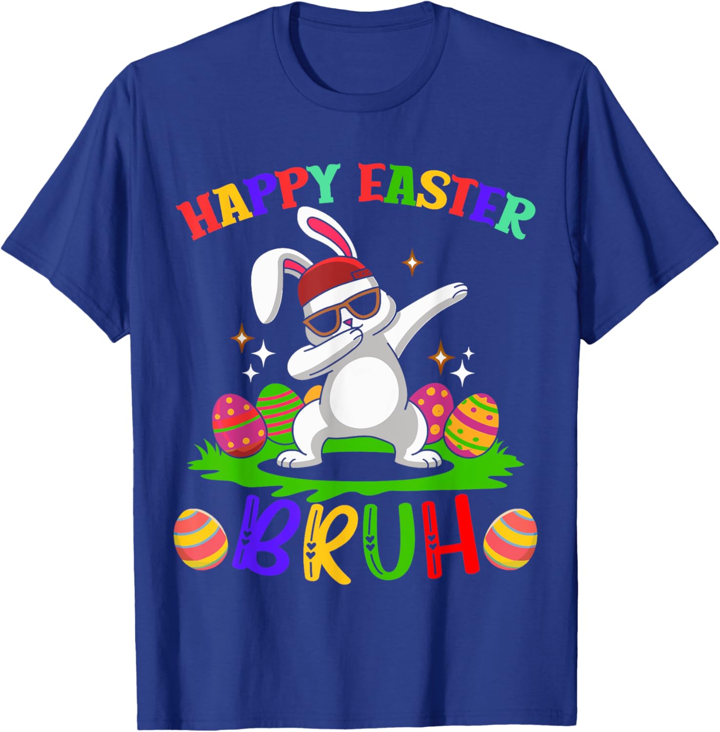 Bruh Easter Teens Boys Kids Happy Easter Bruh T-Shirt